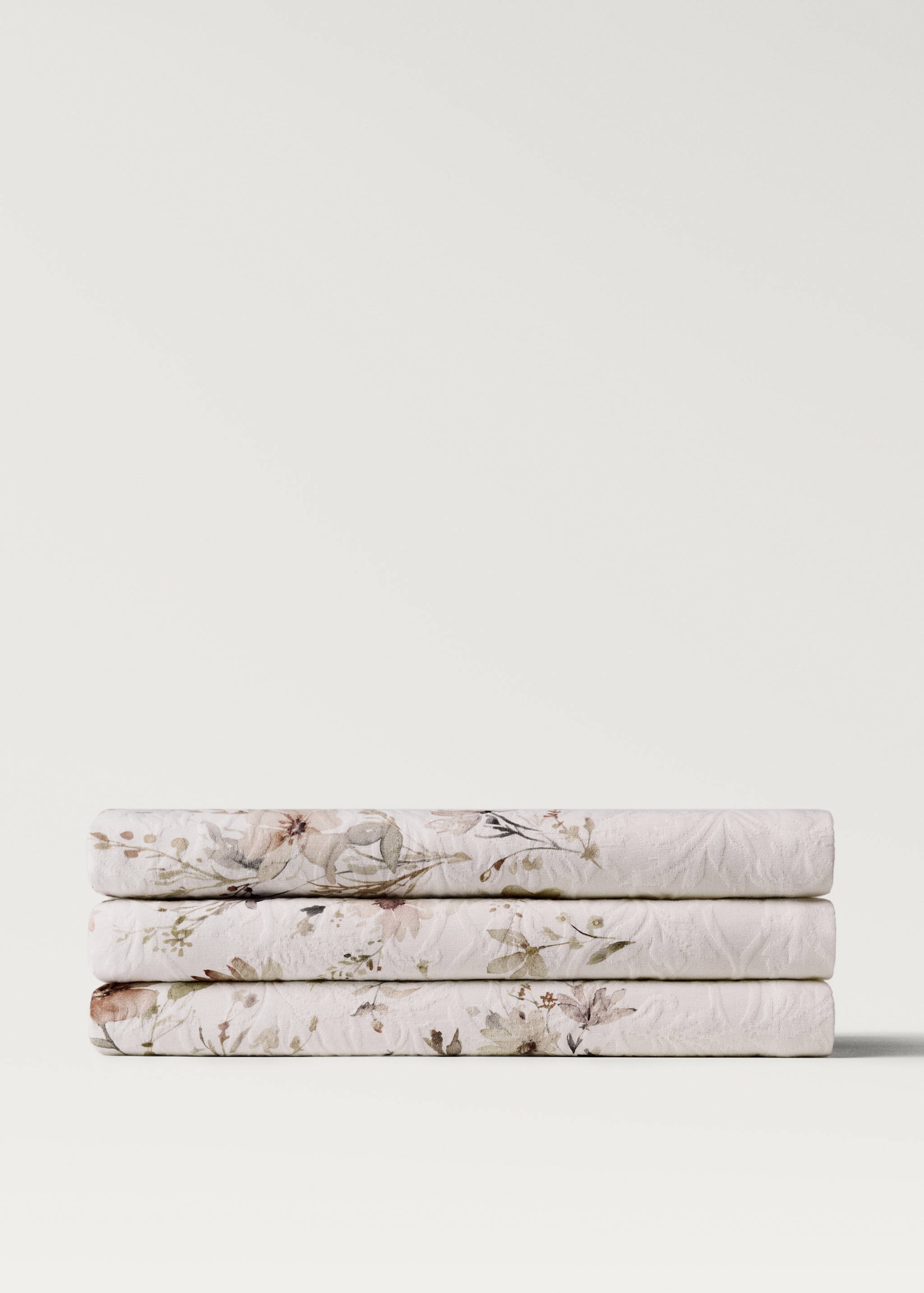 Estovalles jacquard estampat mini flors 2 a 4 comensals - Article sense model