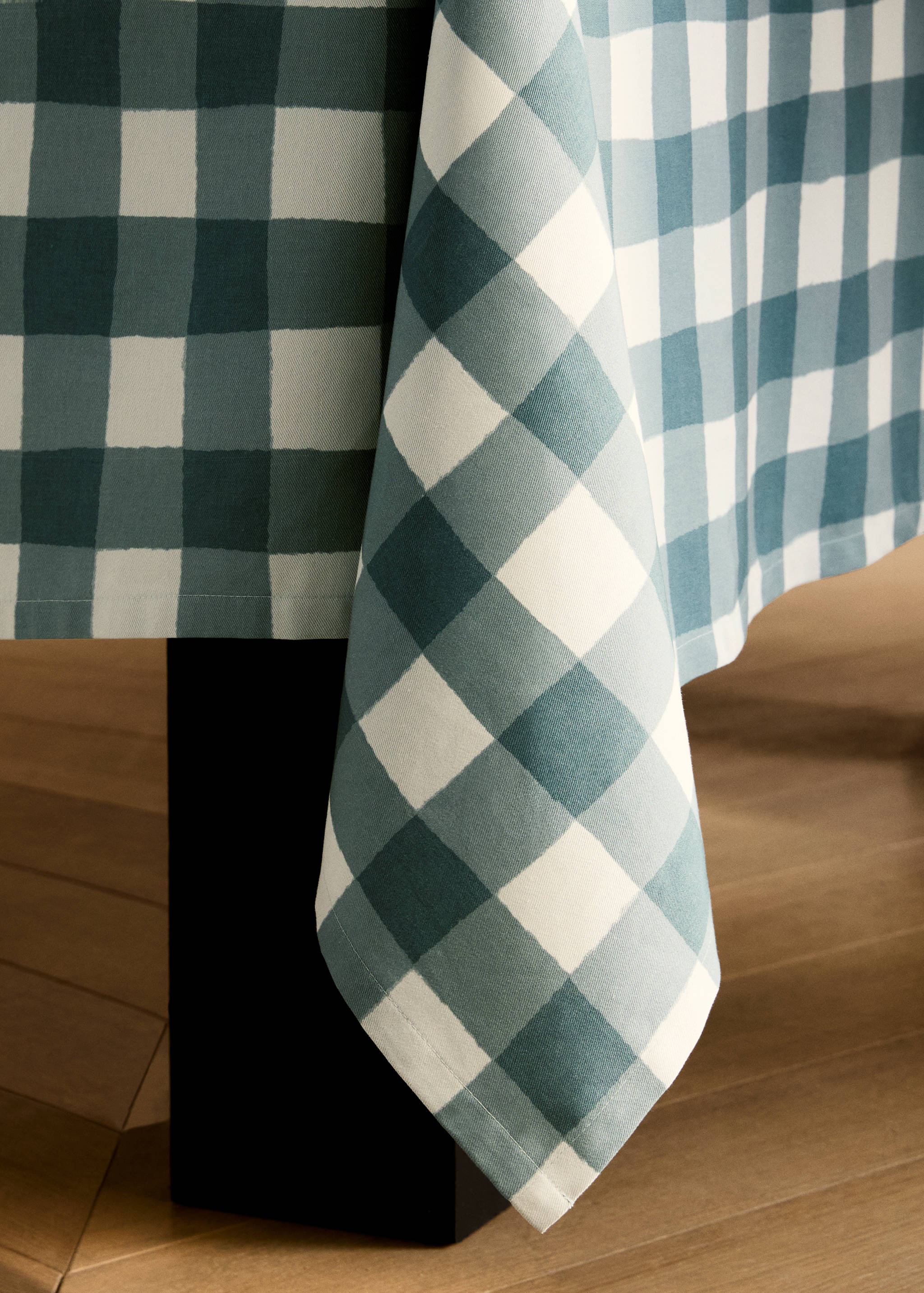 Karierte Baumwolltischdecke für 6 bis 8 Tischgäste - Detail des Artikels 8