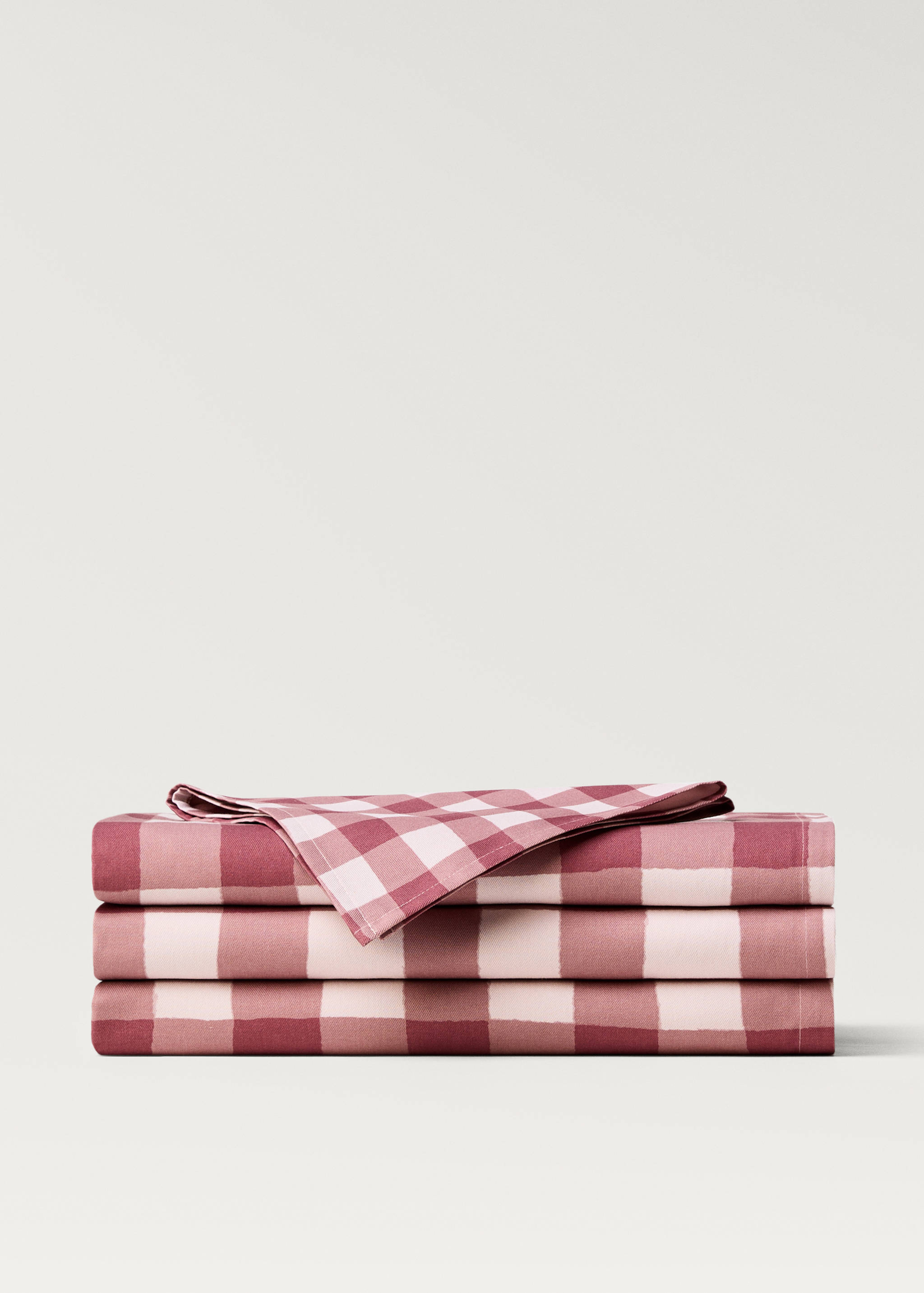 Karierte Baumwolltischdecke für 6 bis 8 Tischgäste - Artikel ohne Model