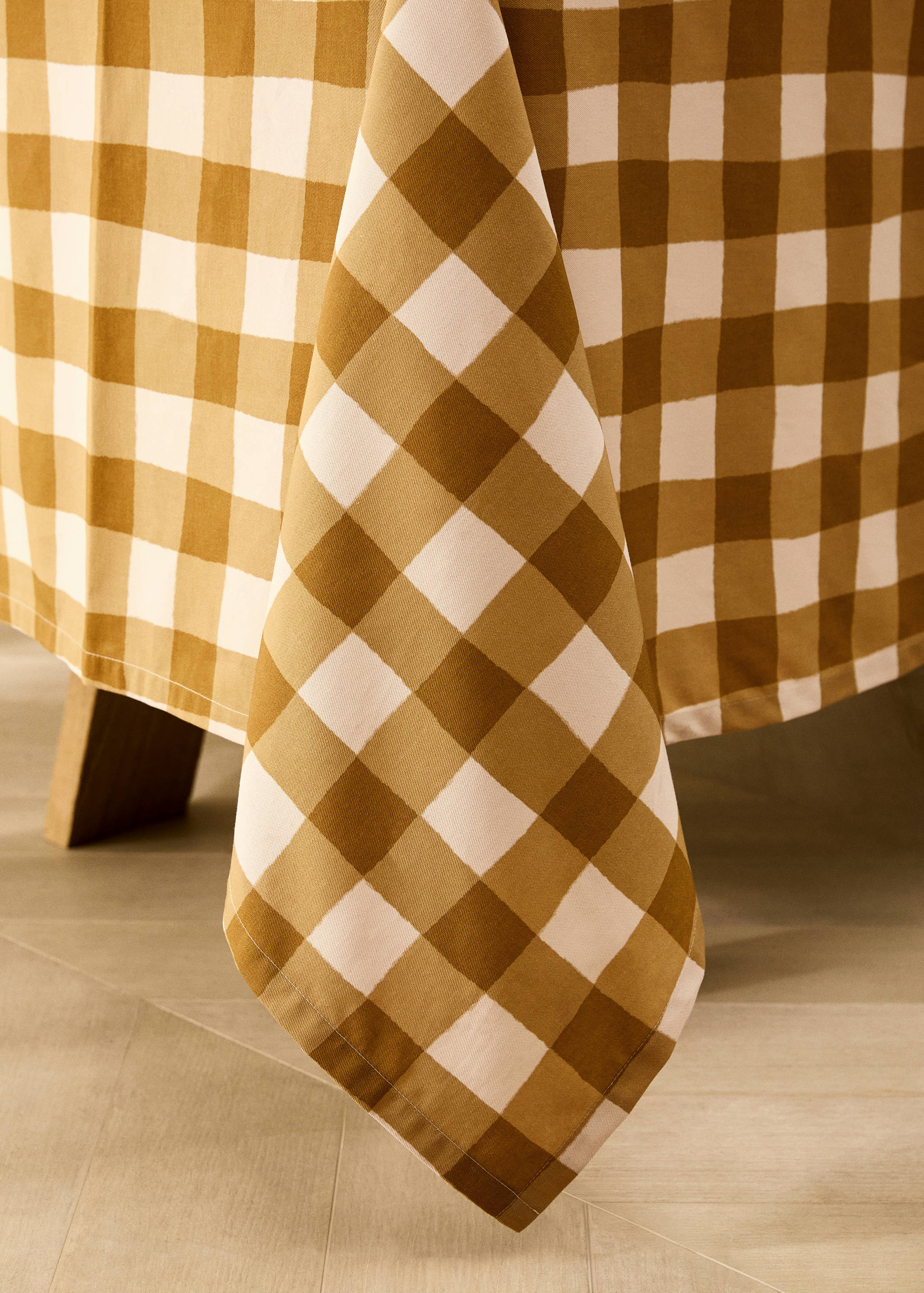 Karierte Baumwolltischdecke für 6 bis 8 Tischgäste - Detail des Artikels 8
