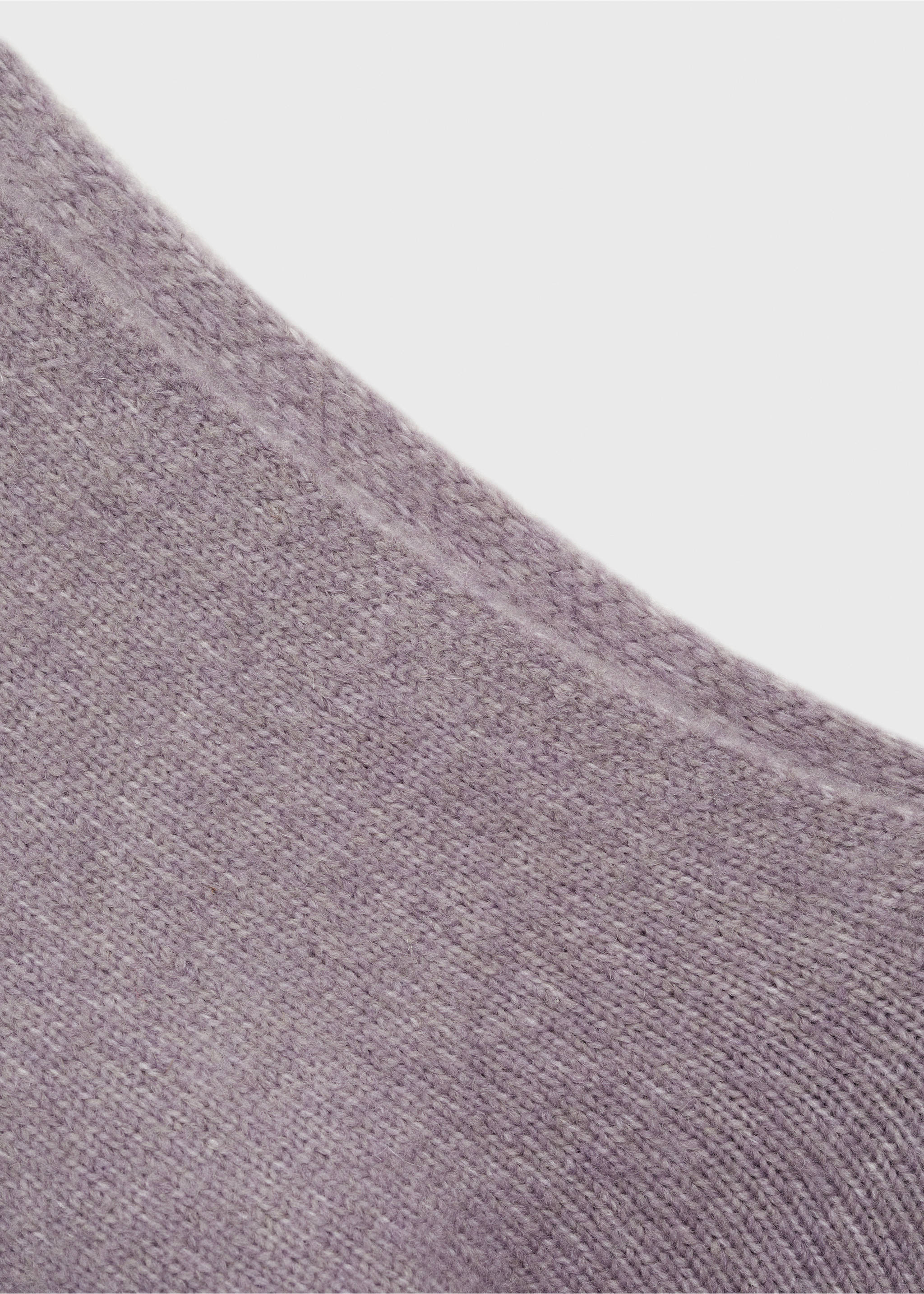 Asymmetrisk tröja i ullblandning - Detaljer om artikeln 8, Ljus/ pastell lila. Ref: 87033273-00.