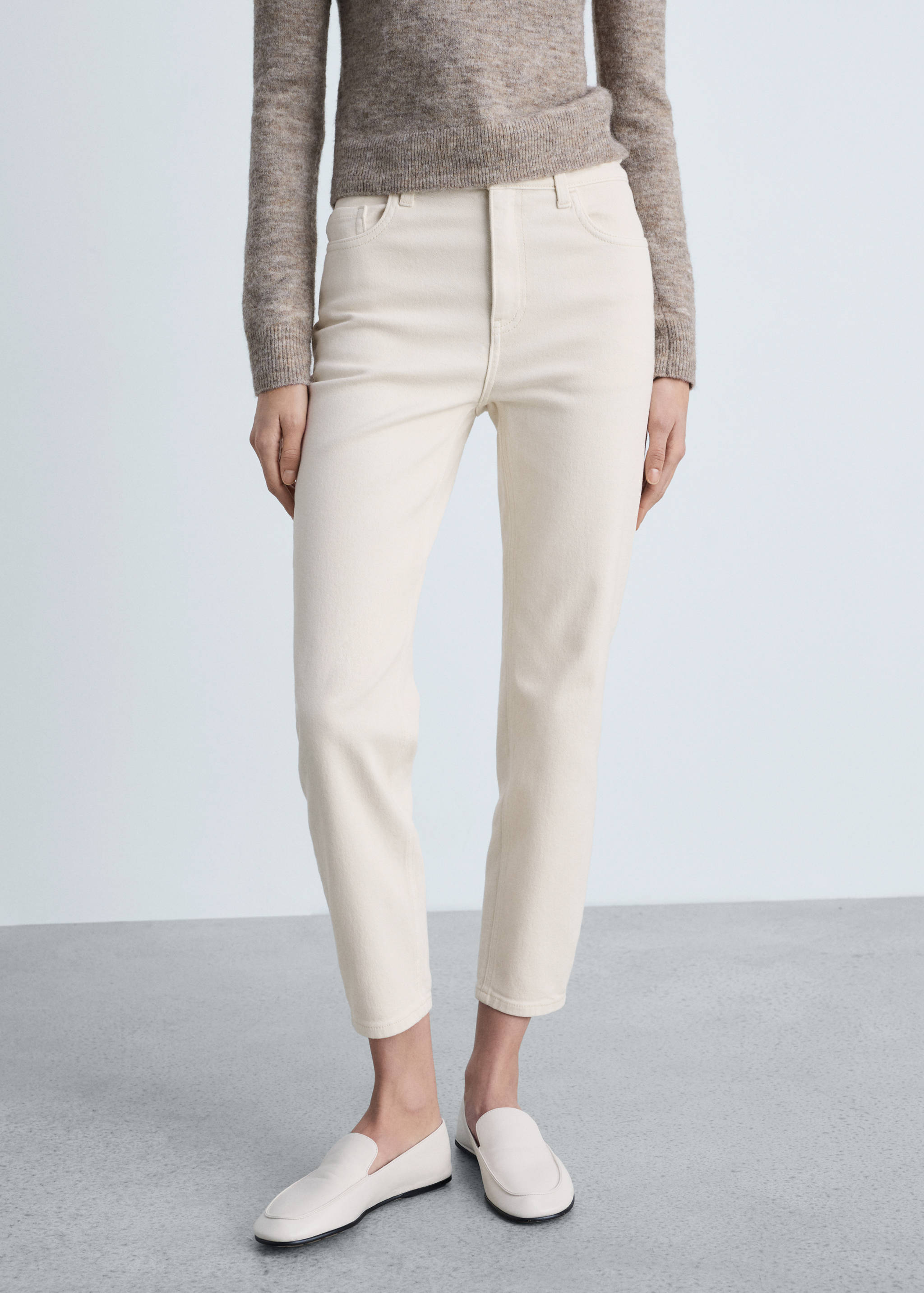 Newmom comfort high-waist jeans - Middenvlak