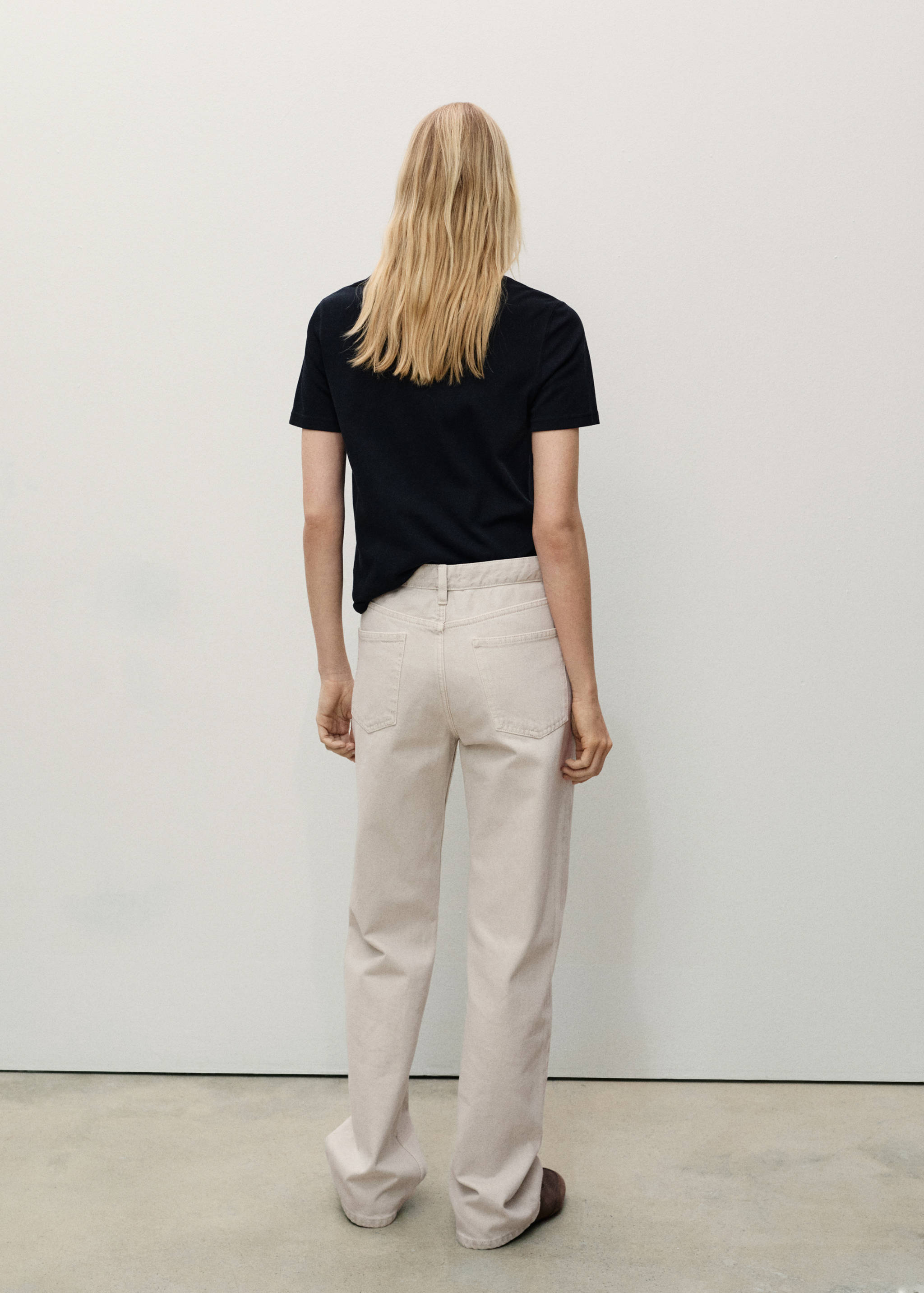 Miami medium-rise straight-fit jeans - Reverse of the article