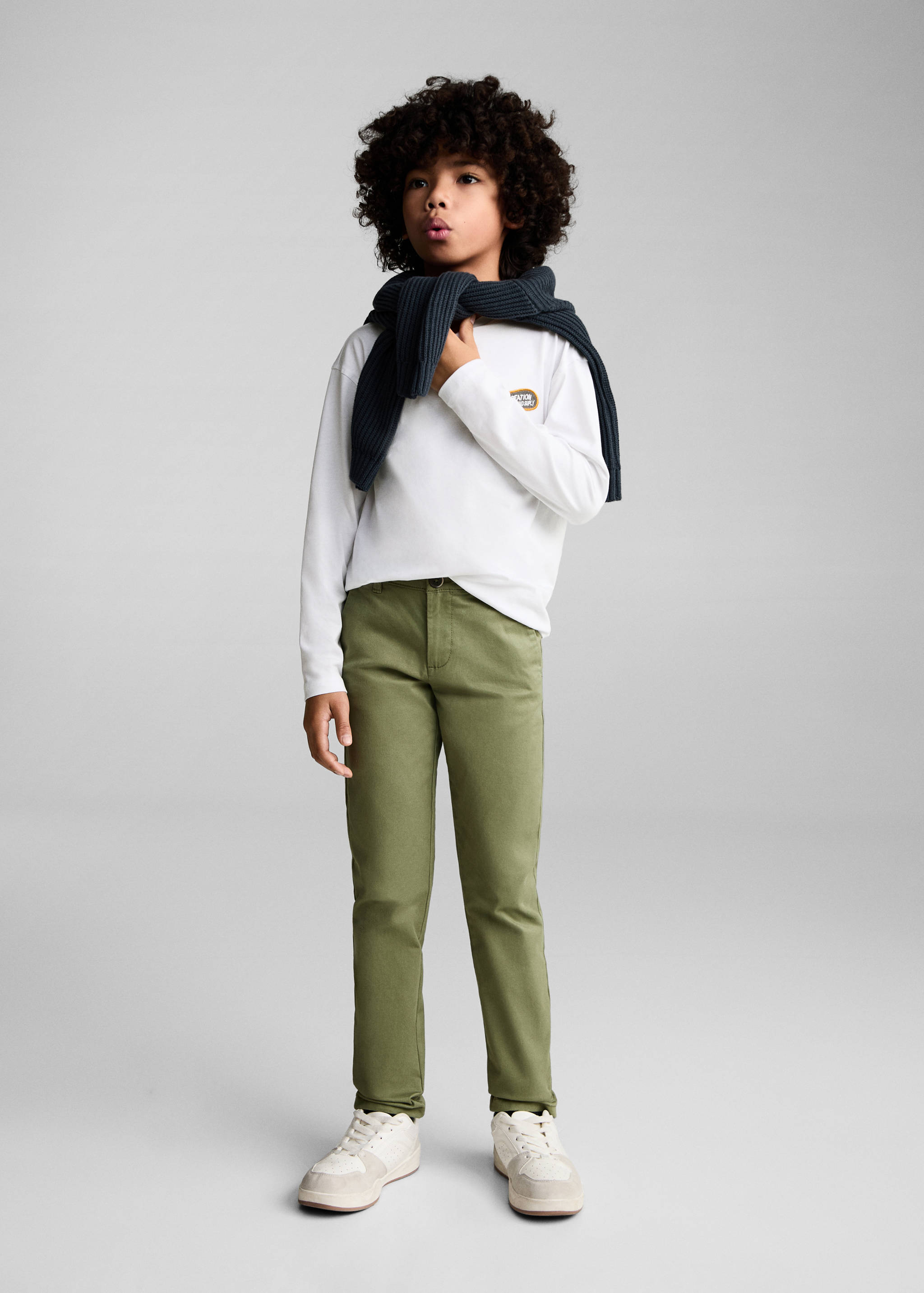 Bedrucktes Baumwoll-T-Shirt - Allgemeine Ansicht