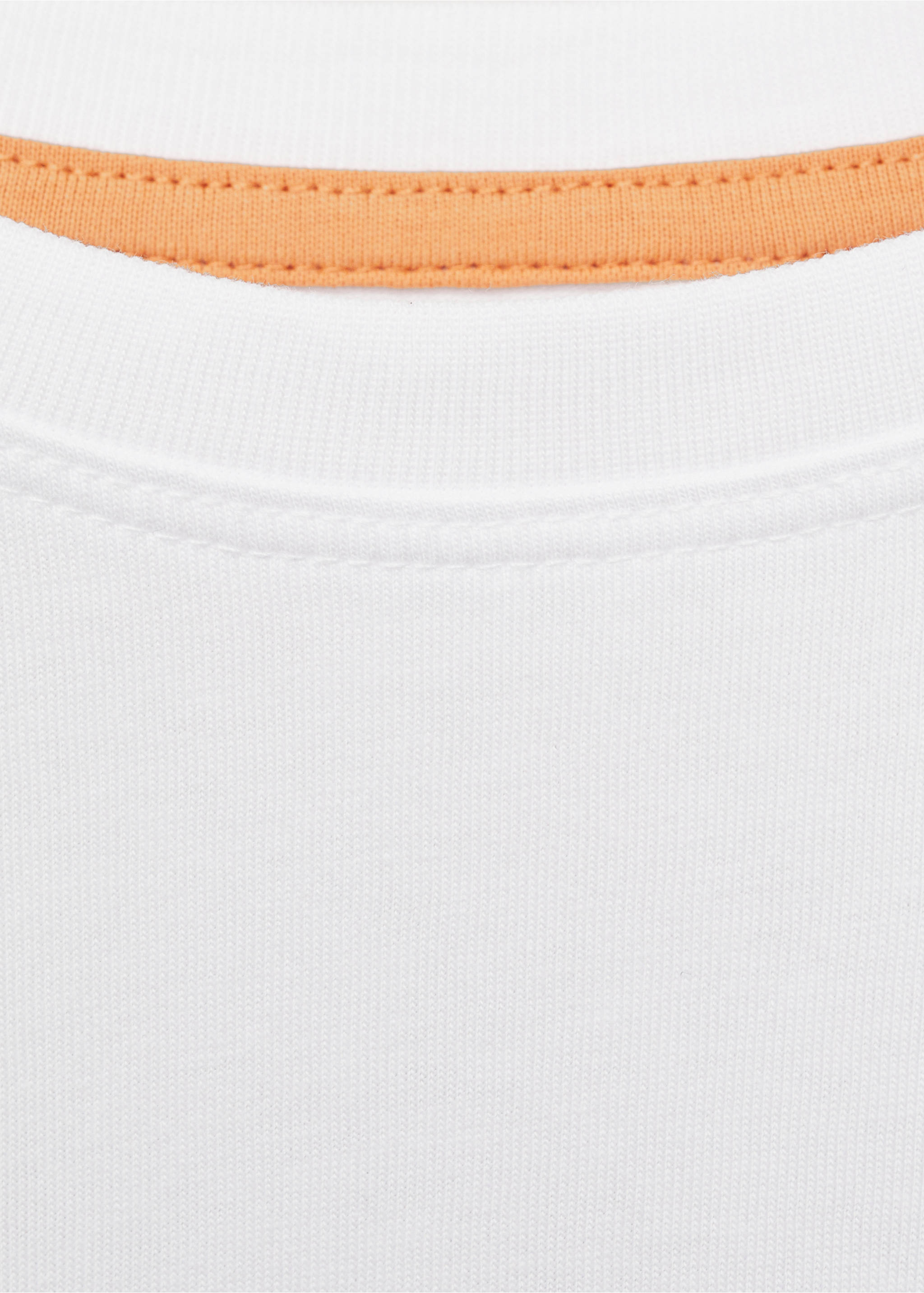 Samarreta barreja cotó estampada - Detall de l'article 8, Blanc trencat. Ref: 87033286-00.