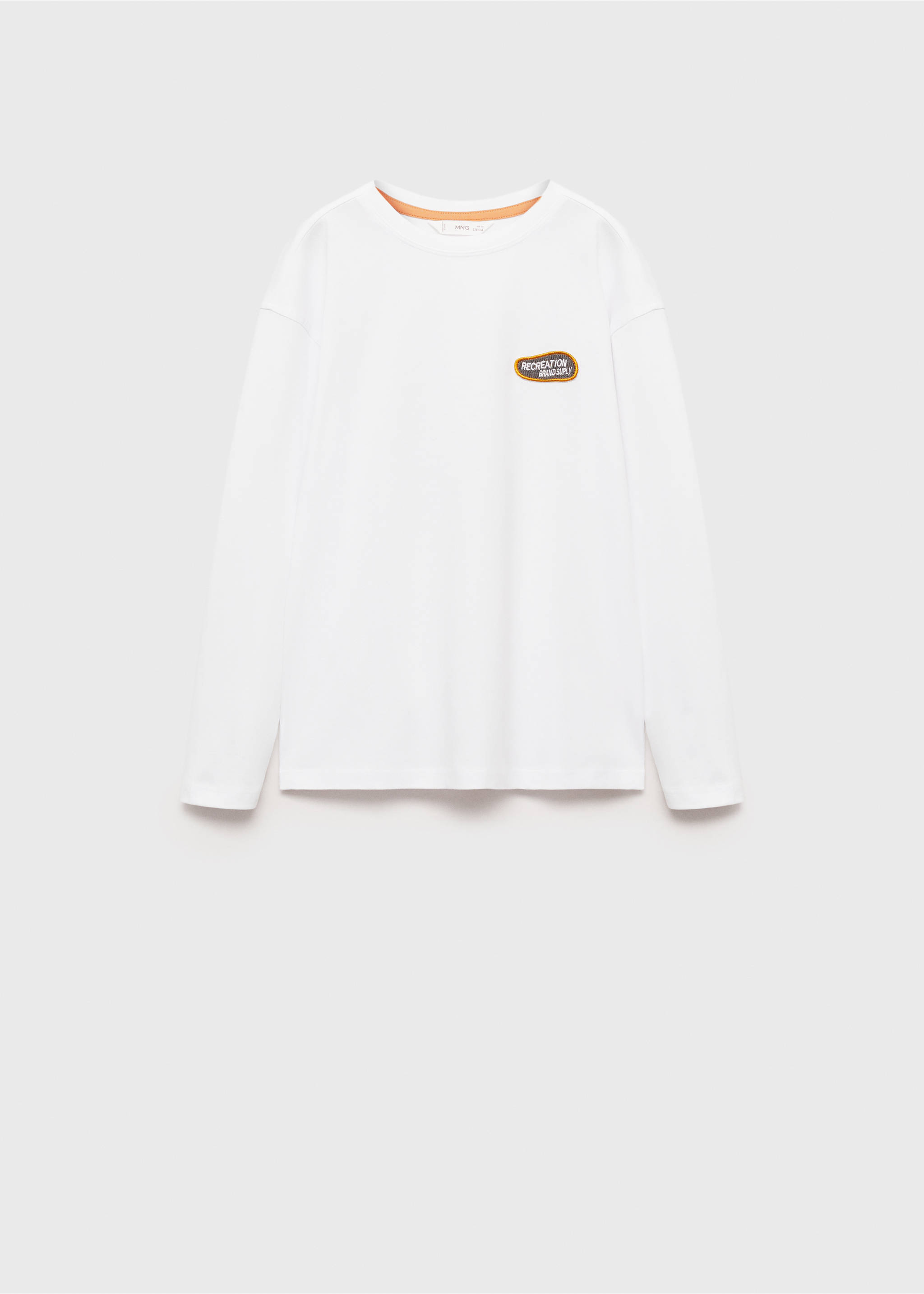 Printed cotton-blend T-shirt - Article without model, Off White. Ref: 87033286-00.