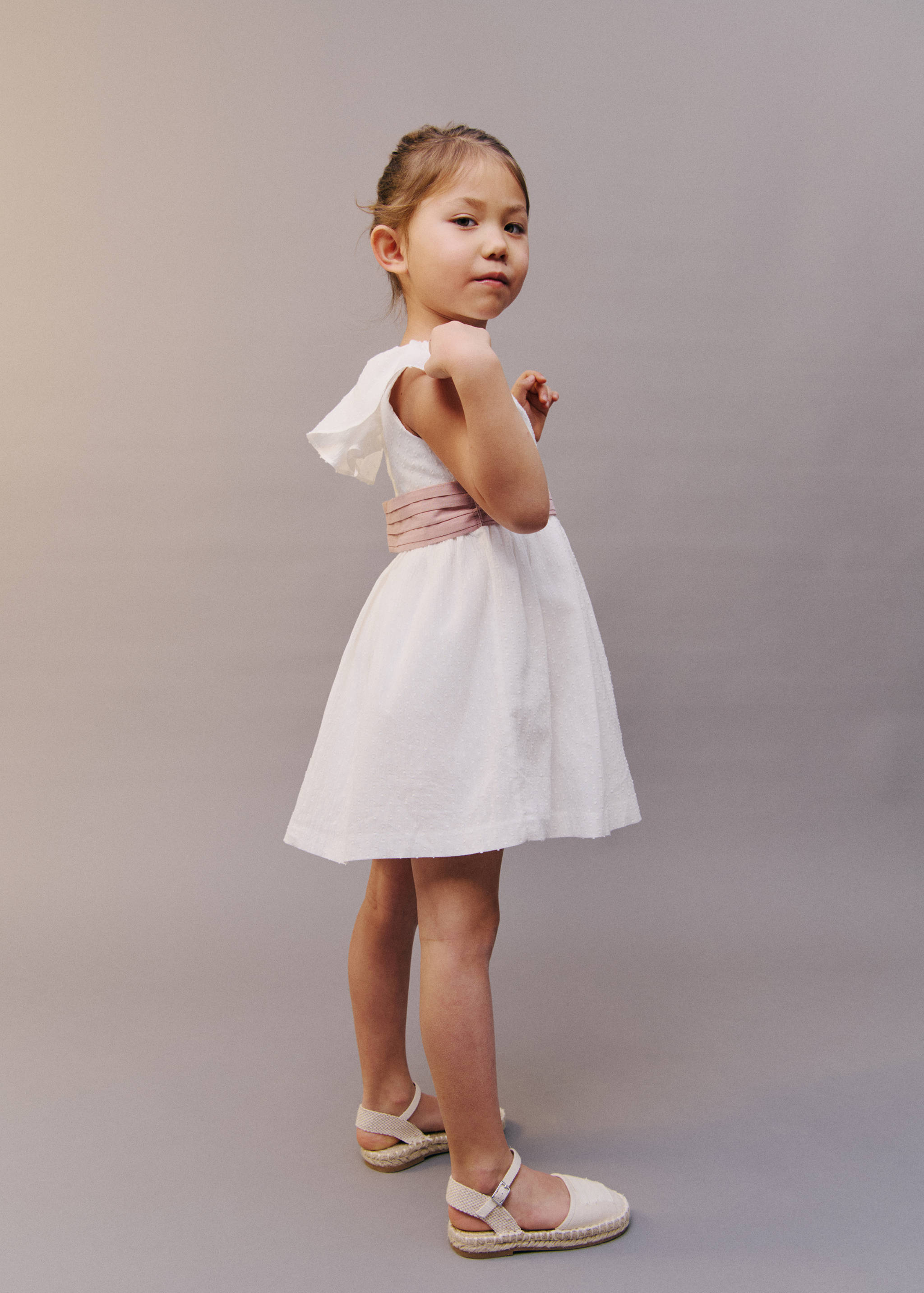 Belt linen dress - Details of the article 5