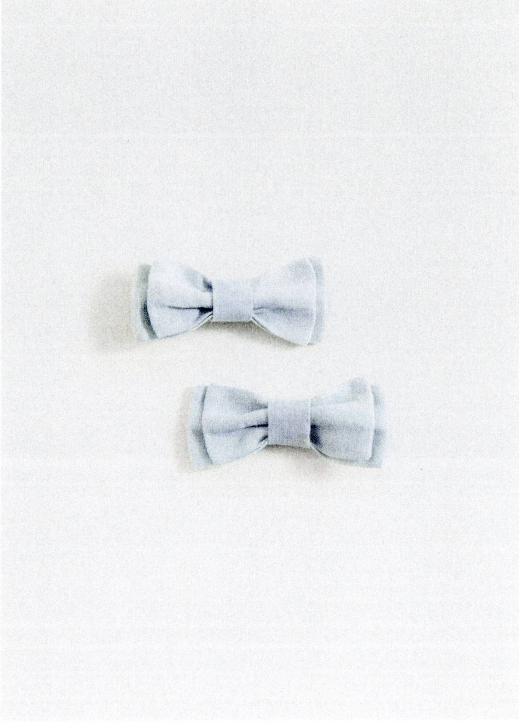 2er-Pack Schleifen-Haarspangen aus Leinen - Detail des Artikels 5