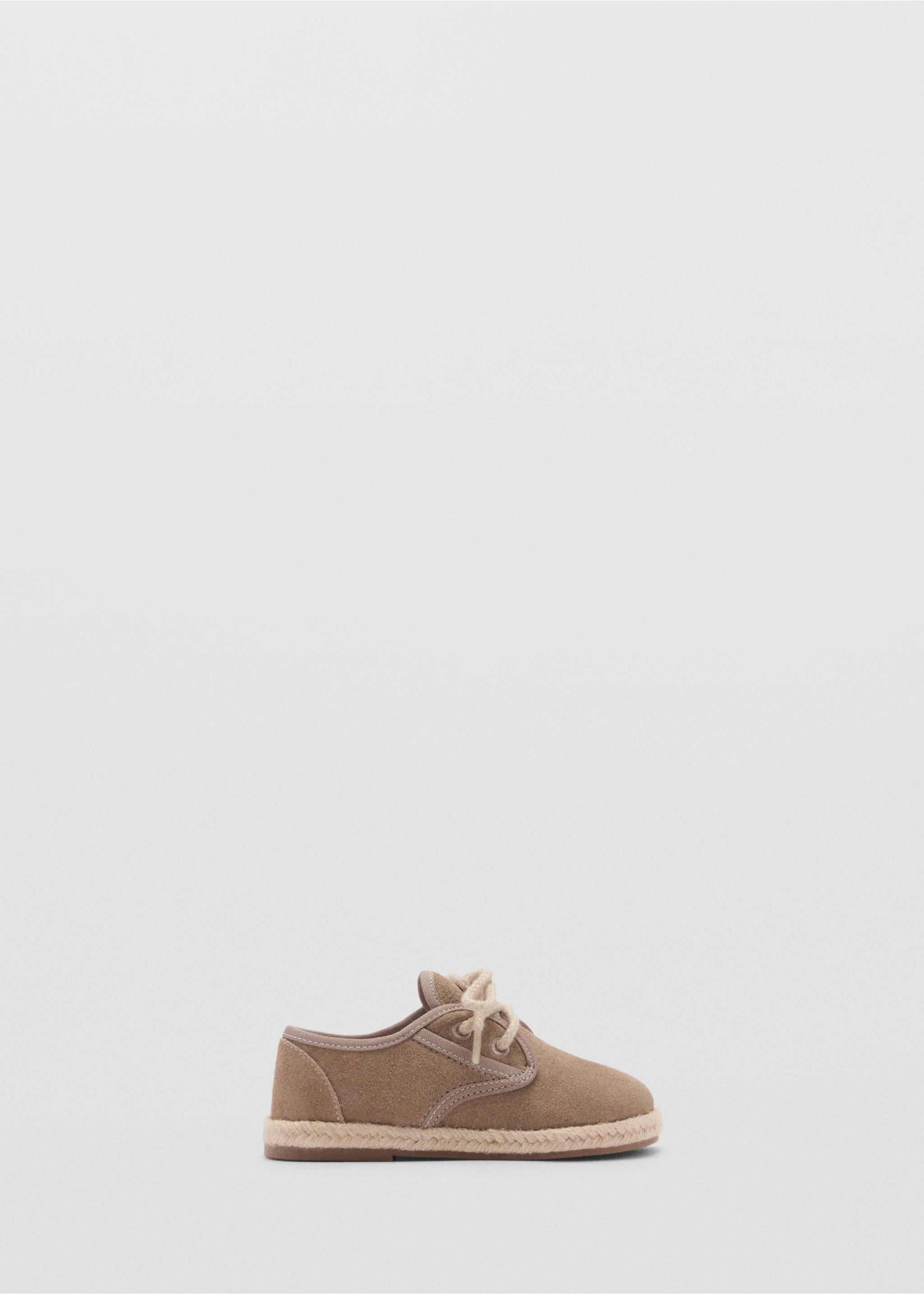 Lace-up leather shoes - Article without model, Sand. Ref: 87033645-00.
