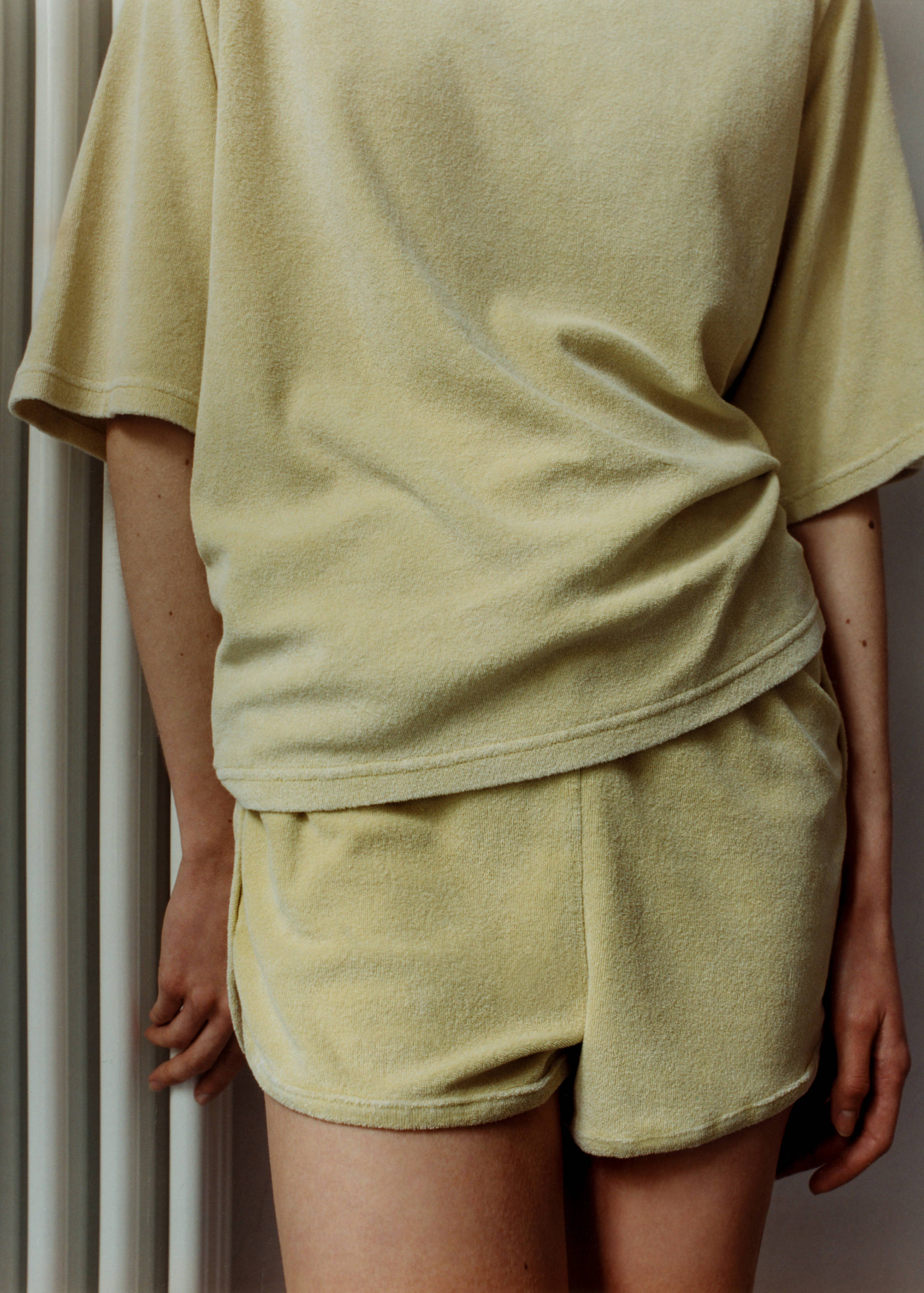 Shorts algodón rizo overdyed - Detalle del artículo 6