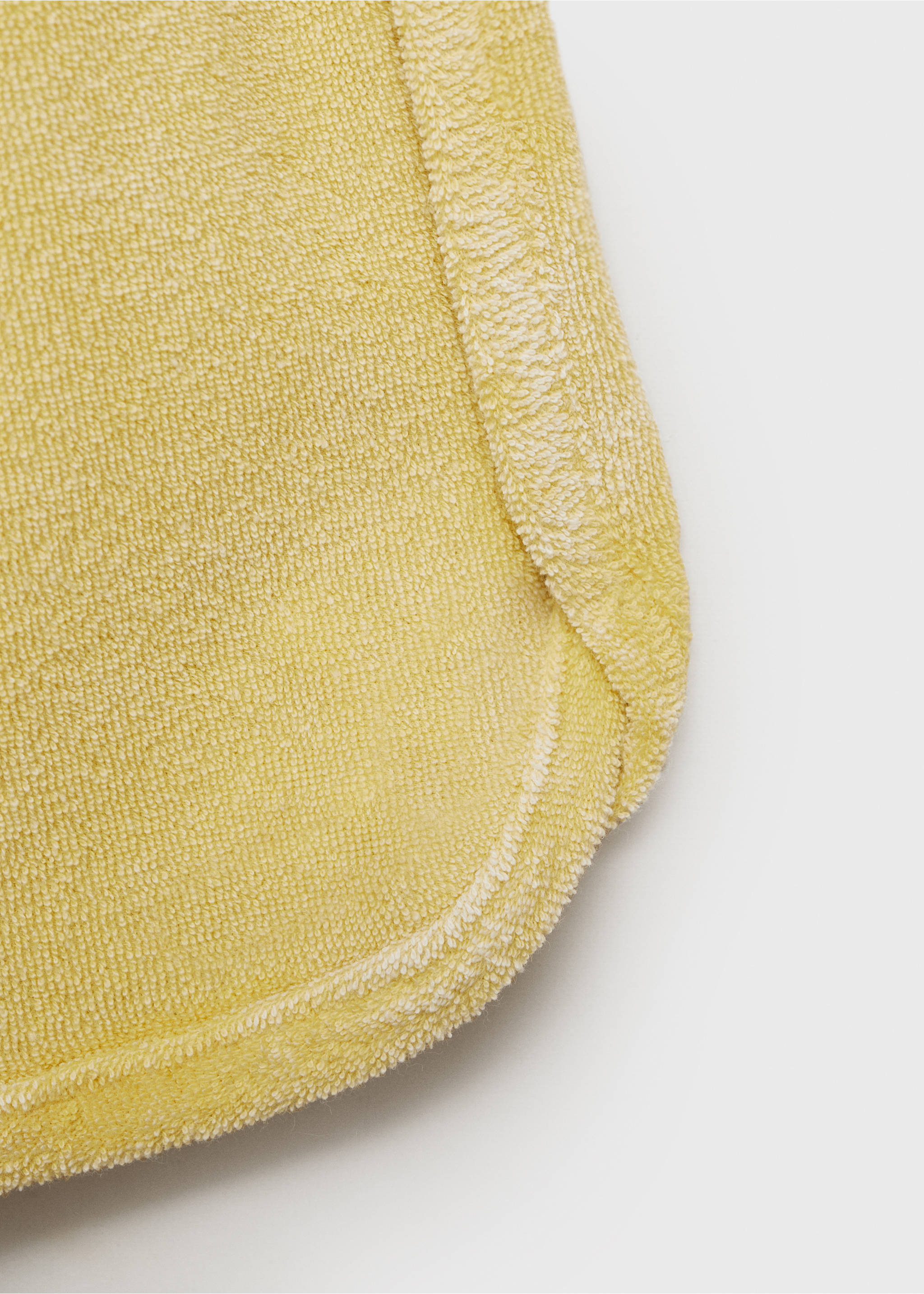 Shorts algodón rizo overdyed - Detalle del artículo 0, Mostaza. Ref: 87033653-00.