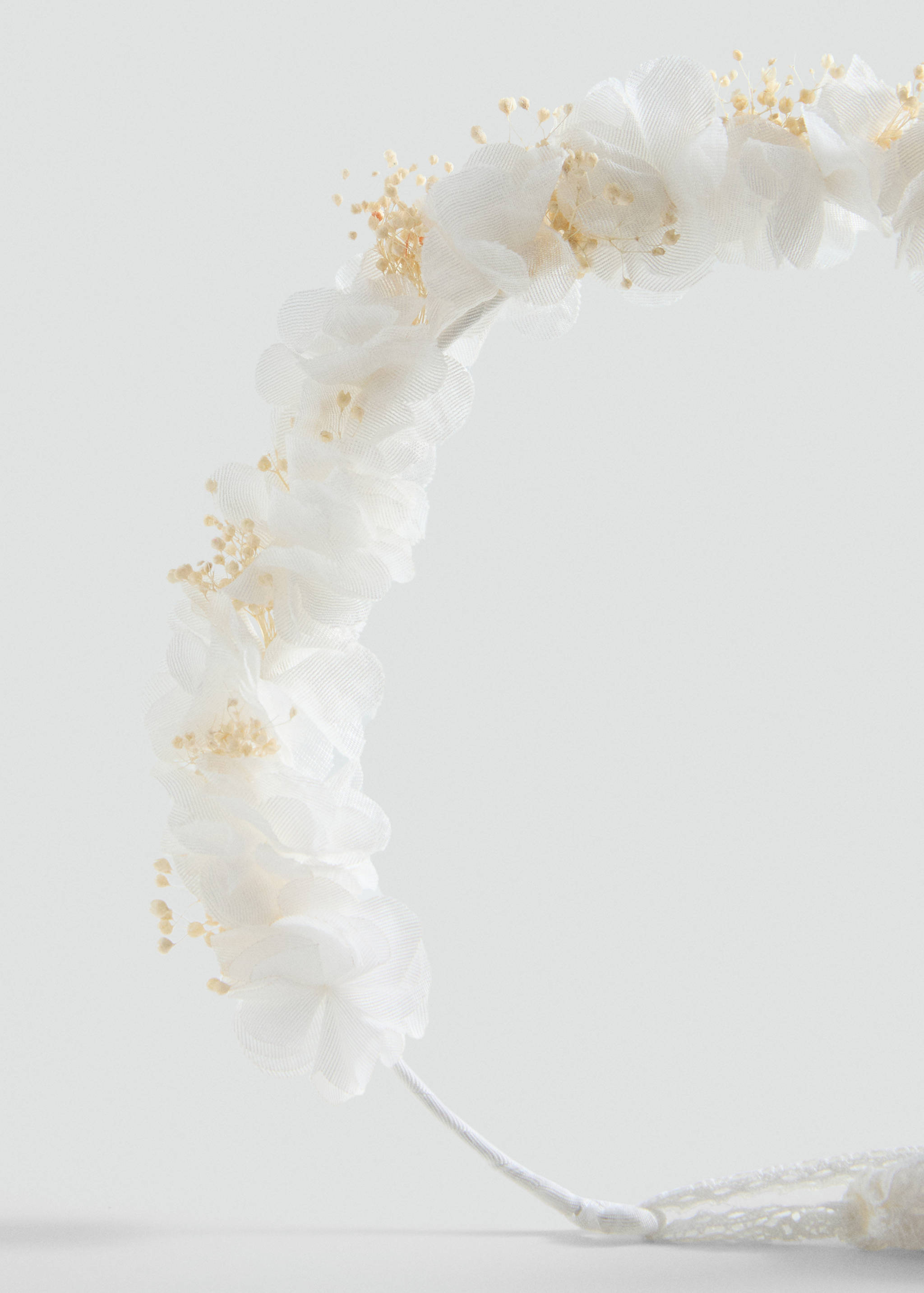 Haarband met bloemen en striksluiting - Detail van het artikel 1