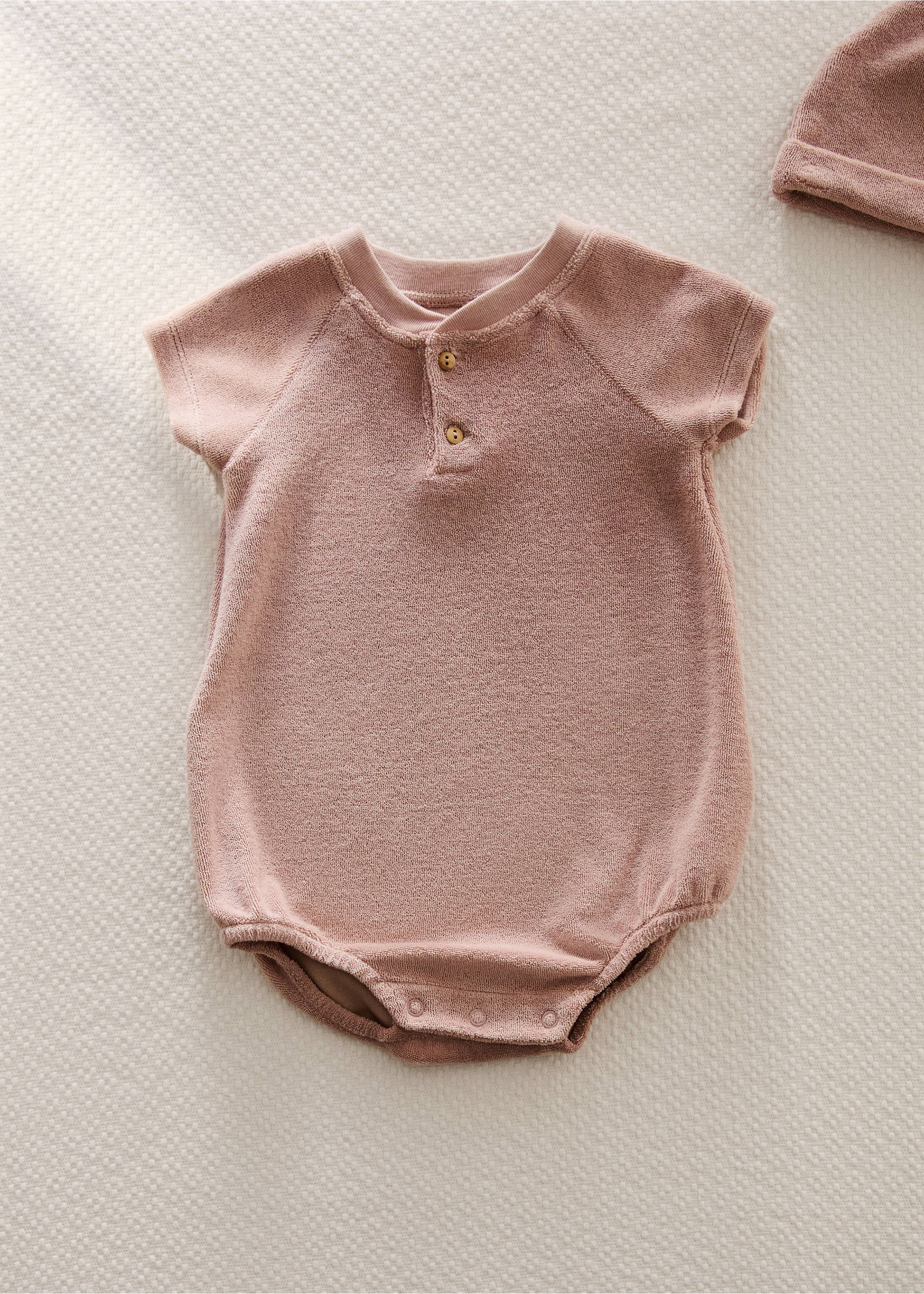 Terry pyjama body - General plane, Pink. Ref: 87033656-00.