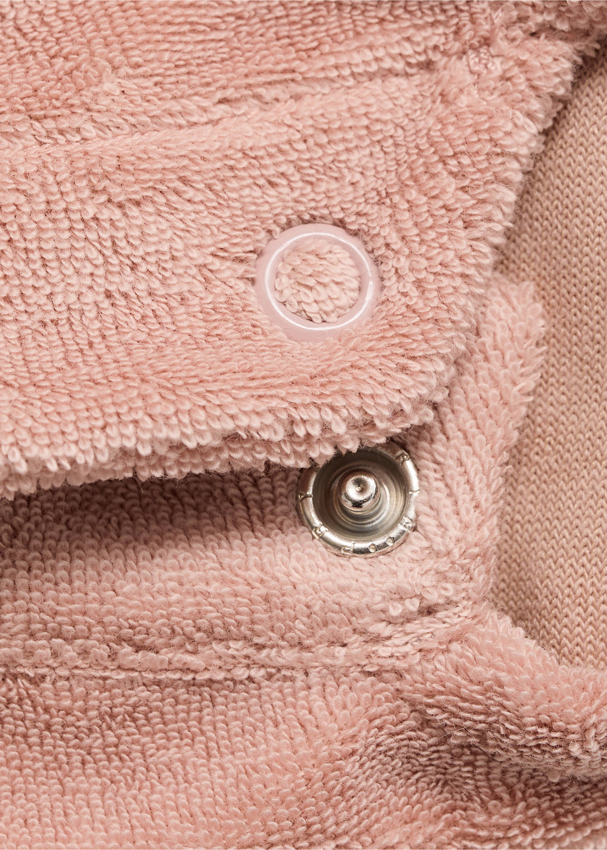 Terry pyjama body - Details of the article 3, Pink. Ref: 87033656-00.