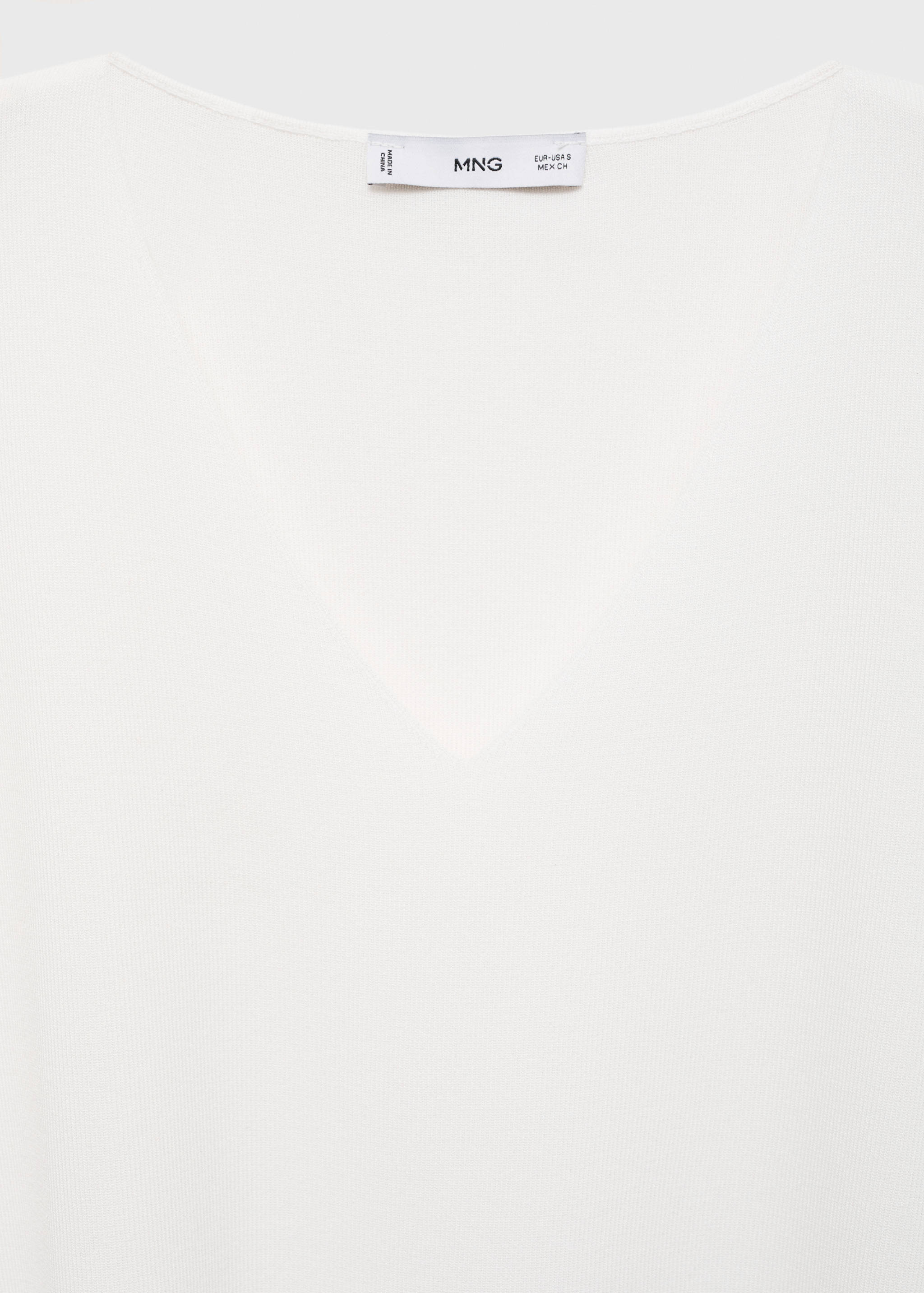 V-neck knit top - Details of the article 8