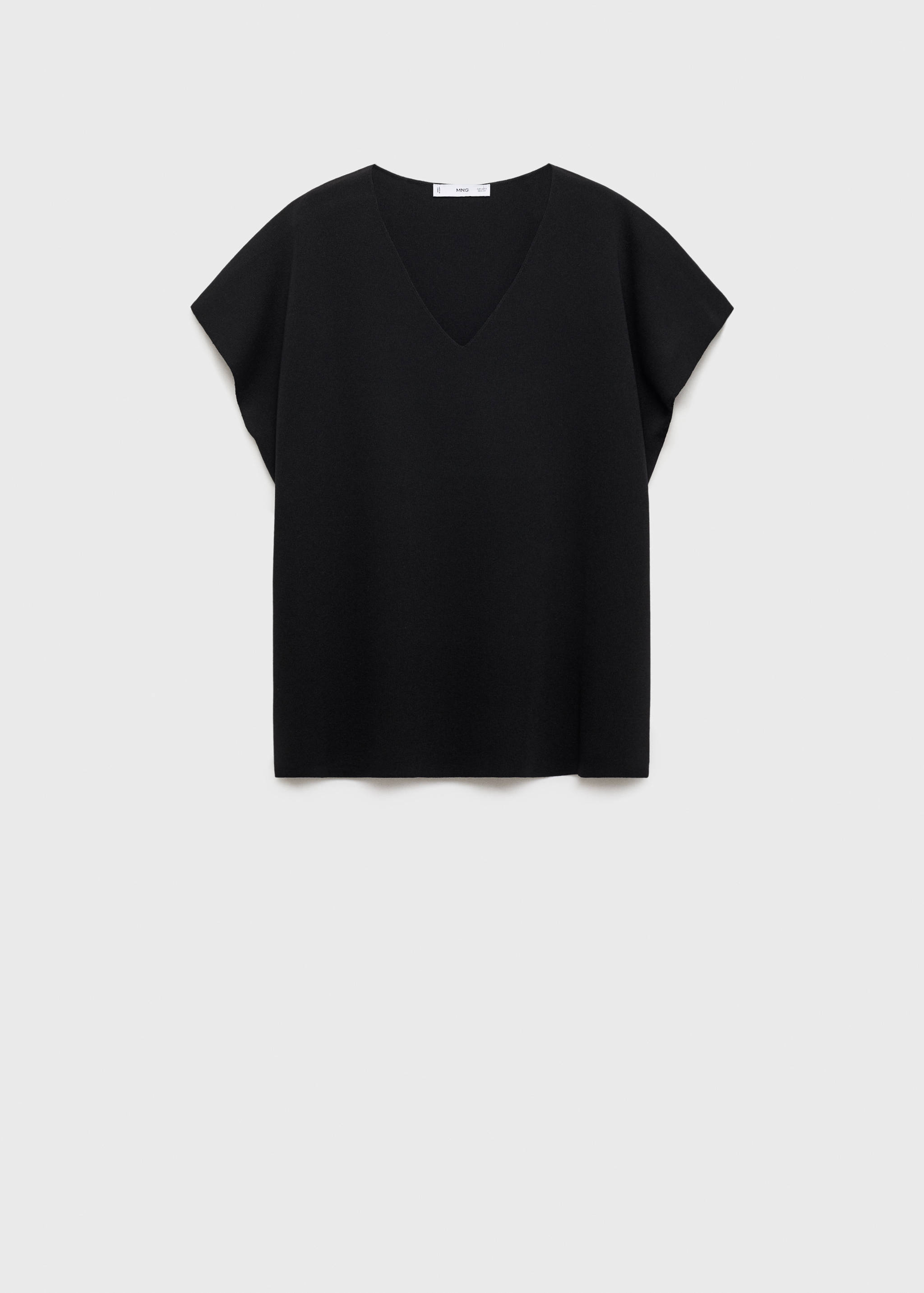 V-neck knit top - Article without model