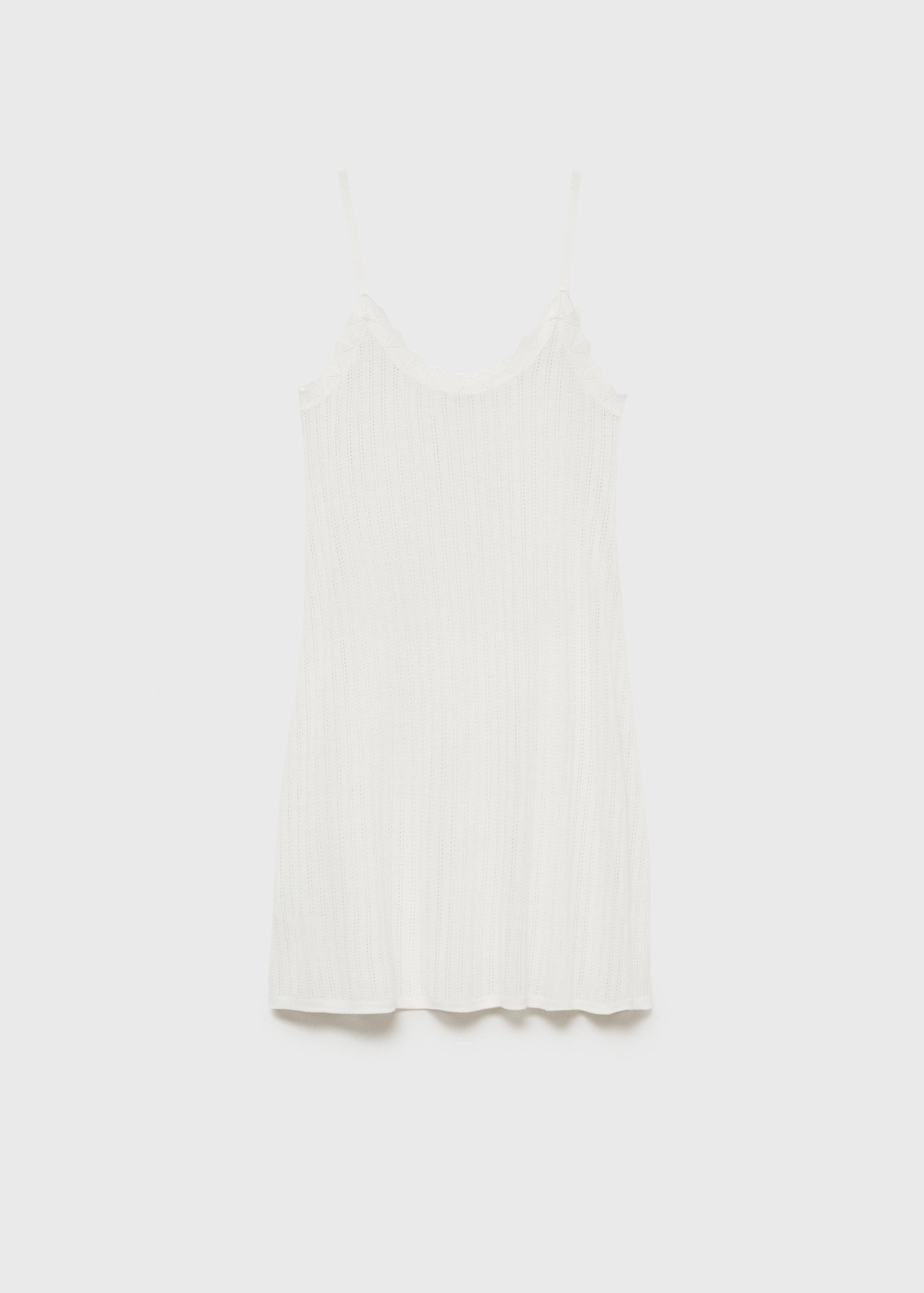 Nachthemd mit Lochmusterdetail - Artikel ohne Model