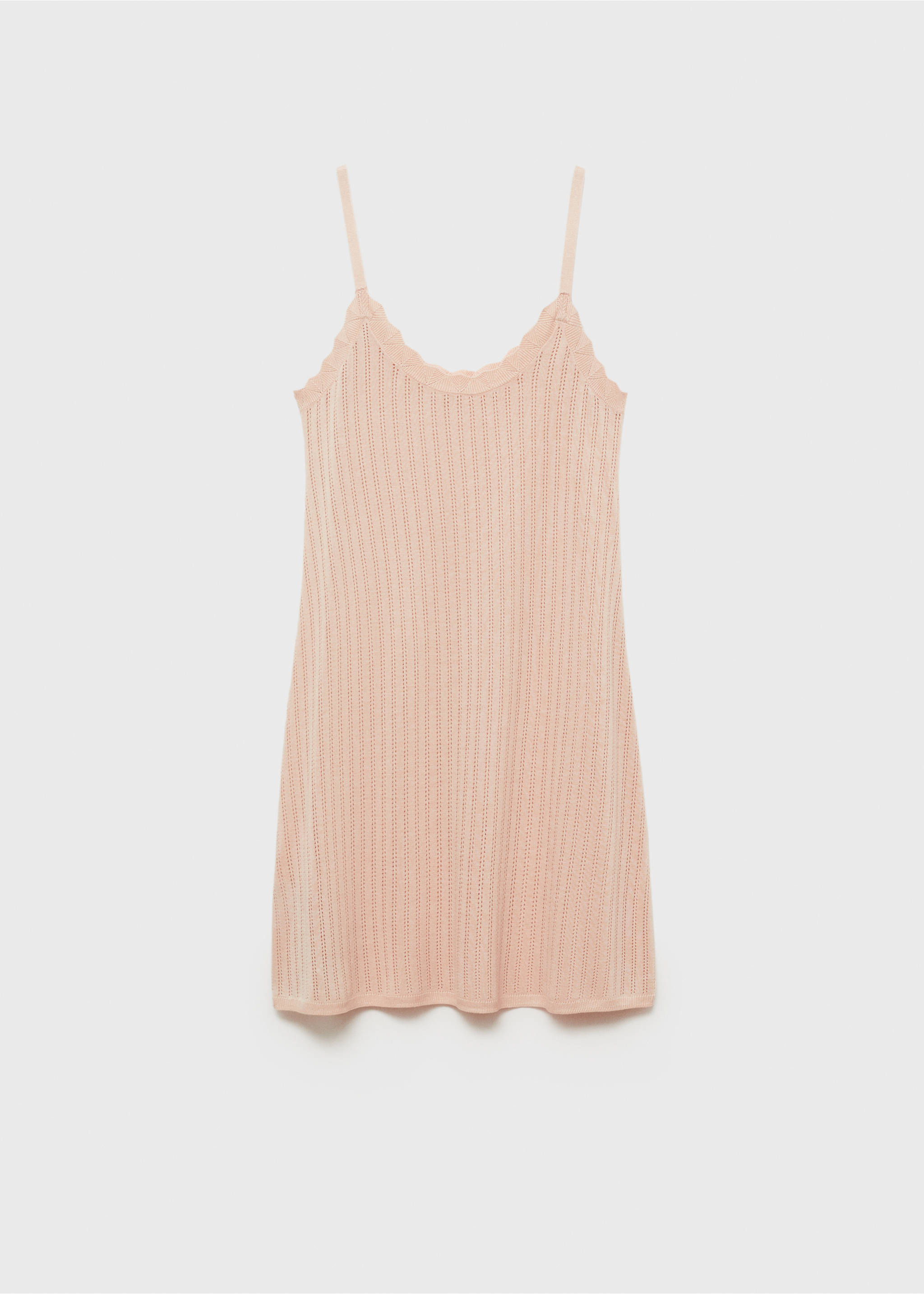 Nightgown with pointelle detail - Article without model, Salmon. Ref: 87034066-00.