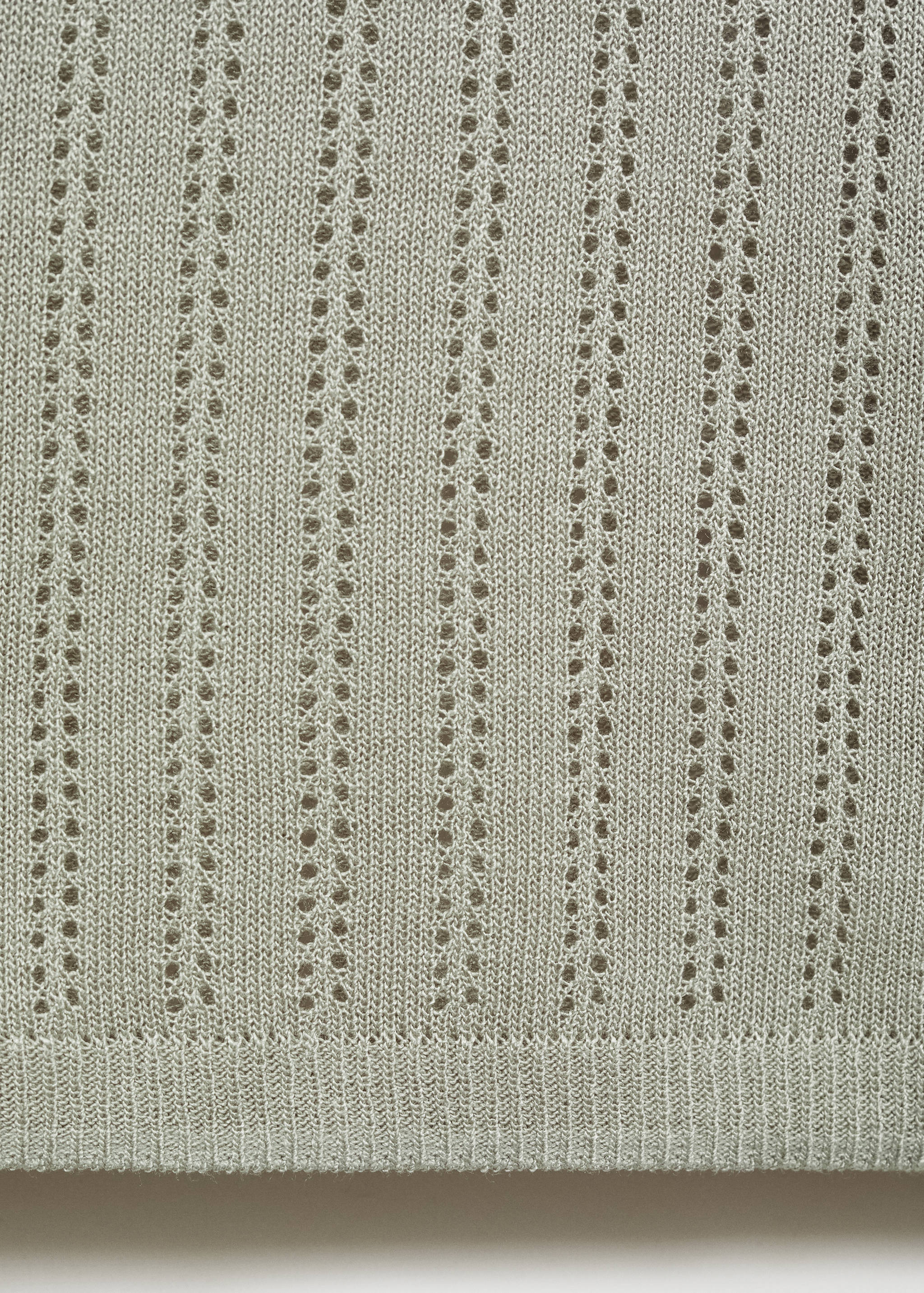 Nachthemd mit Lochmusterdetail - Detail des Artikels 0