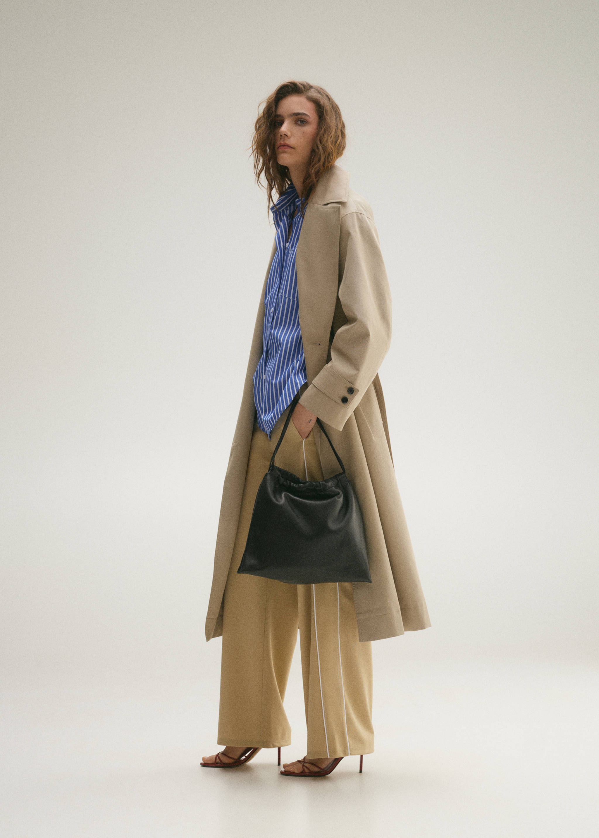 Chemise rayures combinées - Plan général