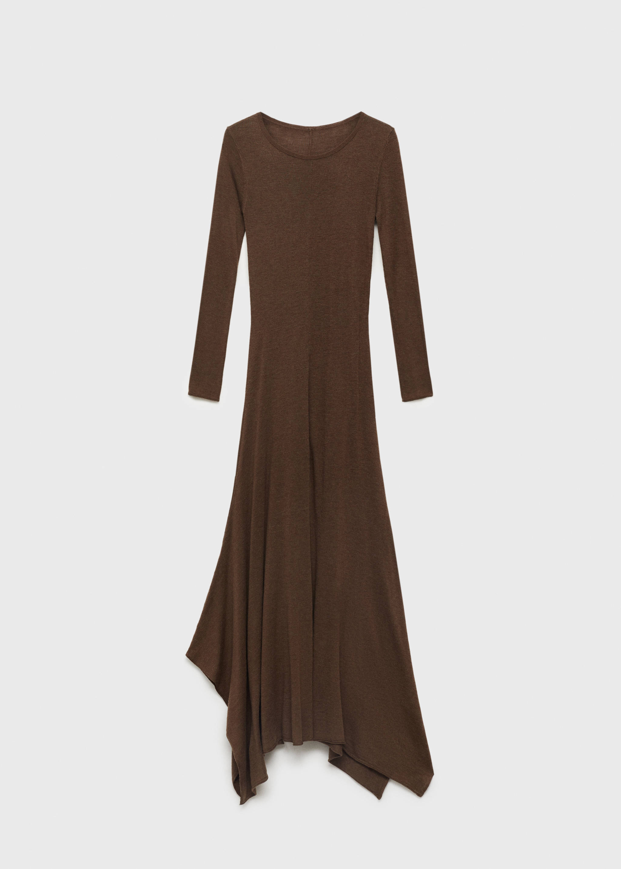 Robe en maille bas asymétrique - Article sans modèle