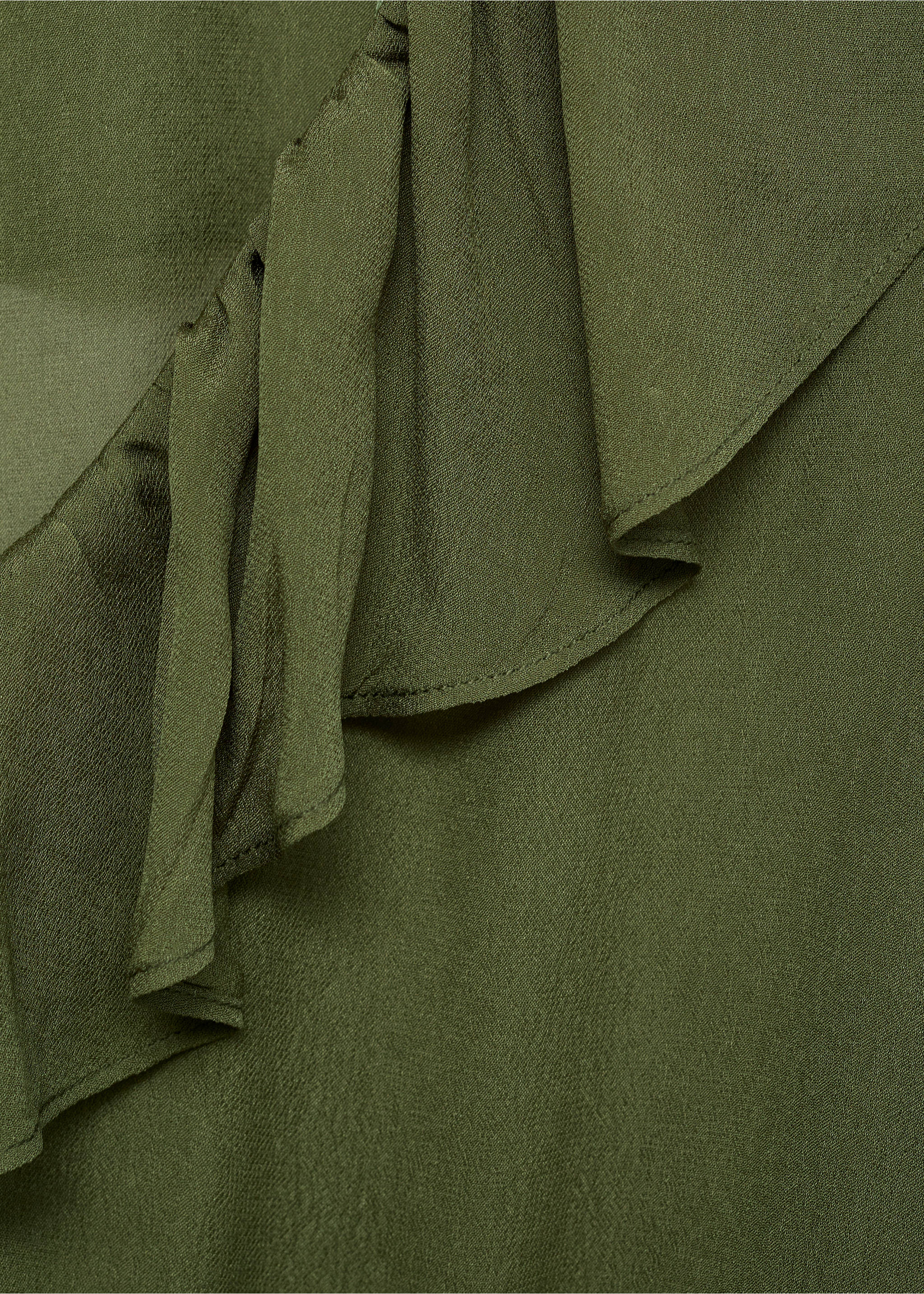 Rüschenbluse - Detail des Artikels 0, Khaki. Ref: 87034073-00.