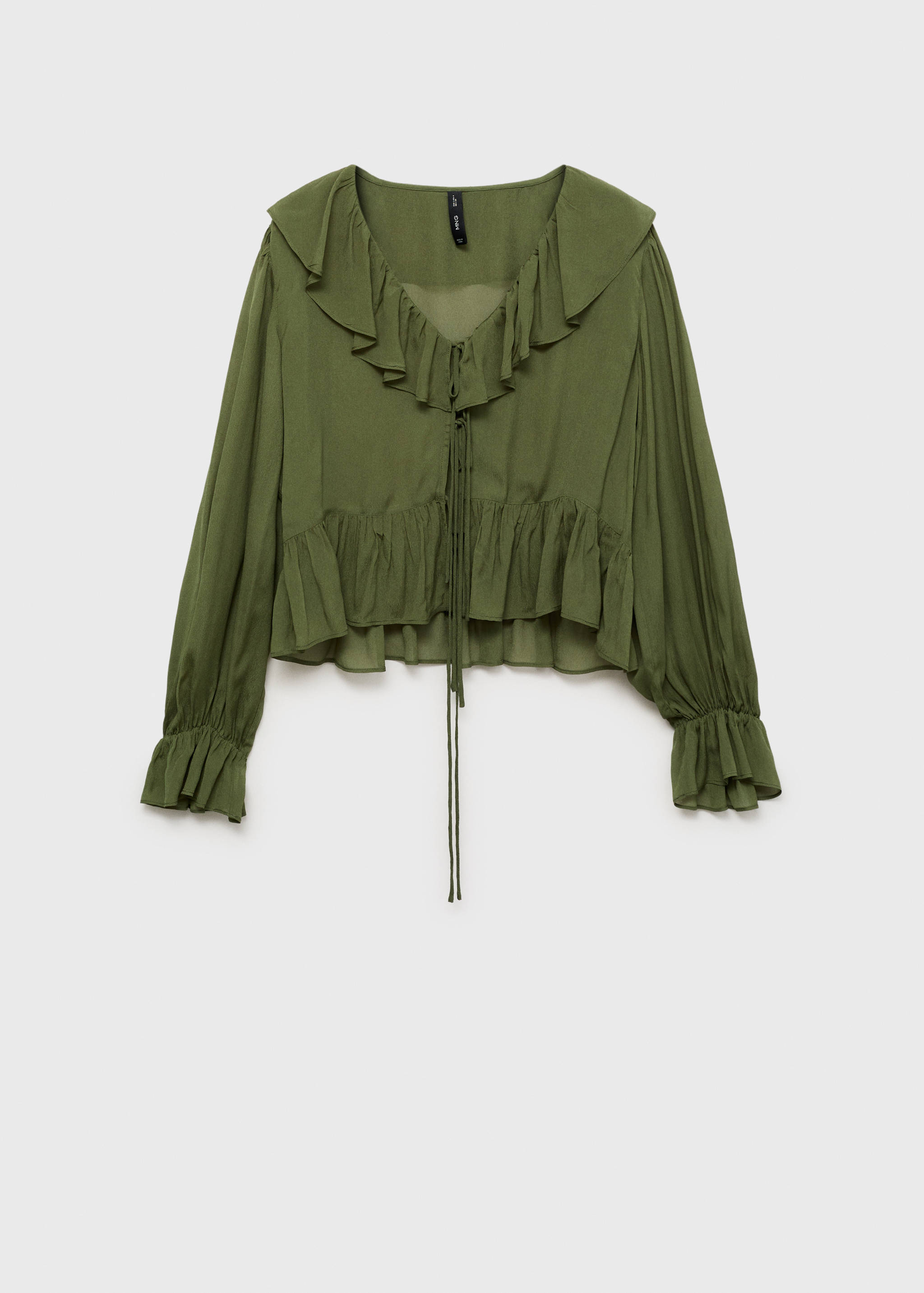 Blouse met ruches - Artikel zonder model