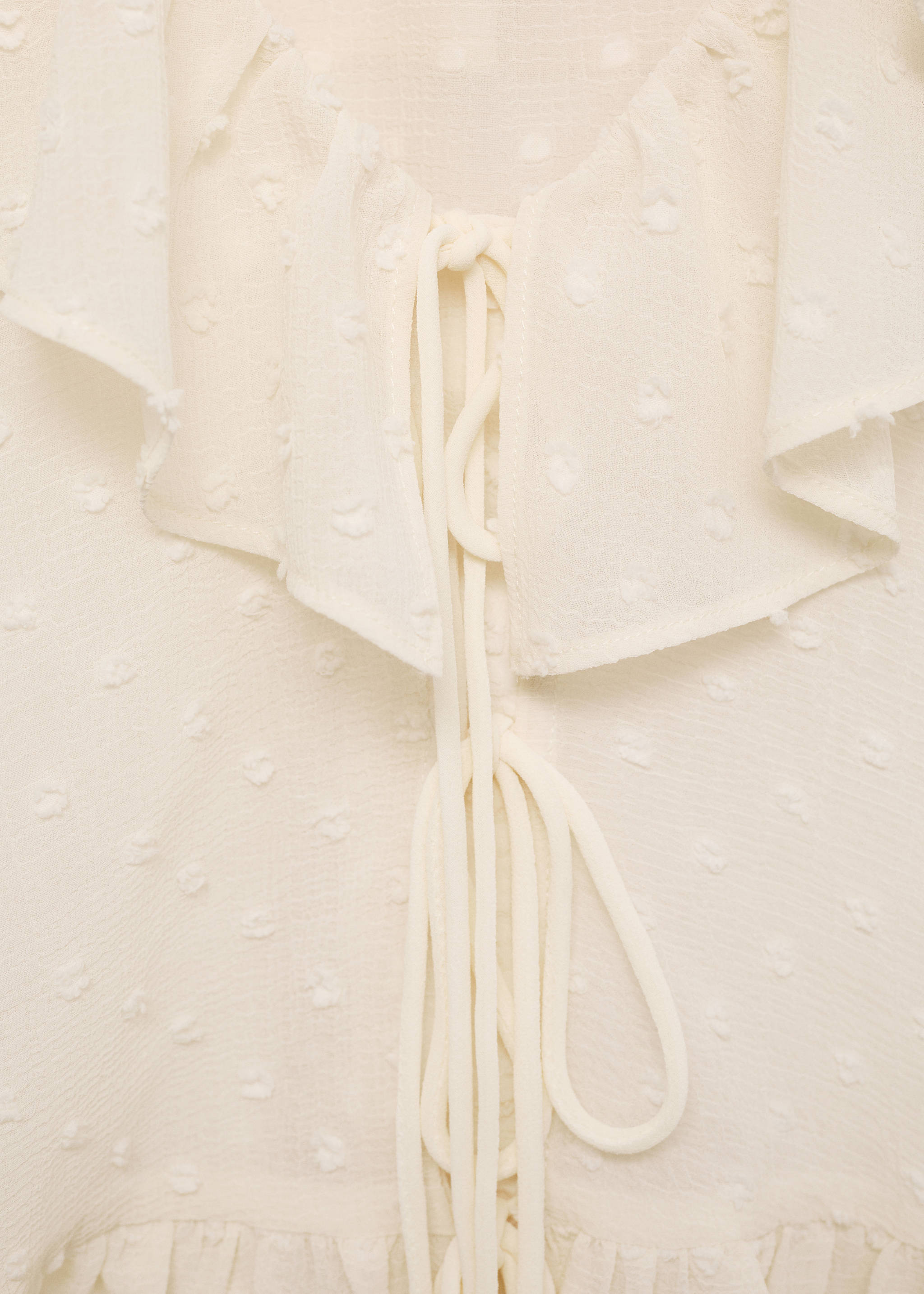 Blusa volantes cierre lazos - Detalle del artículo 8