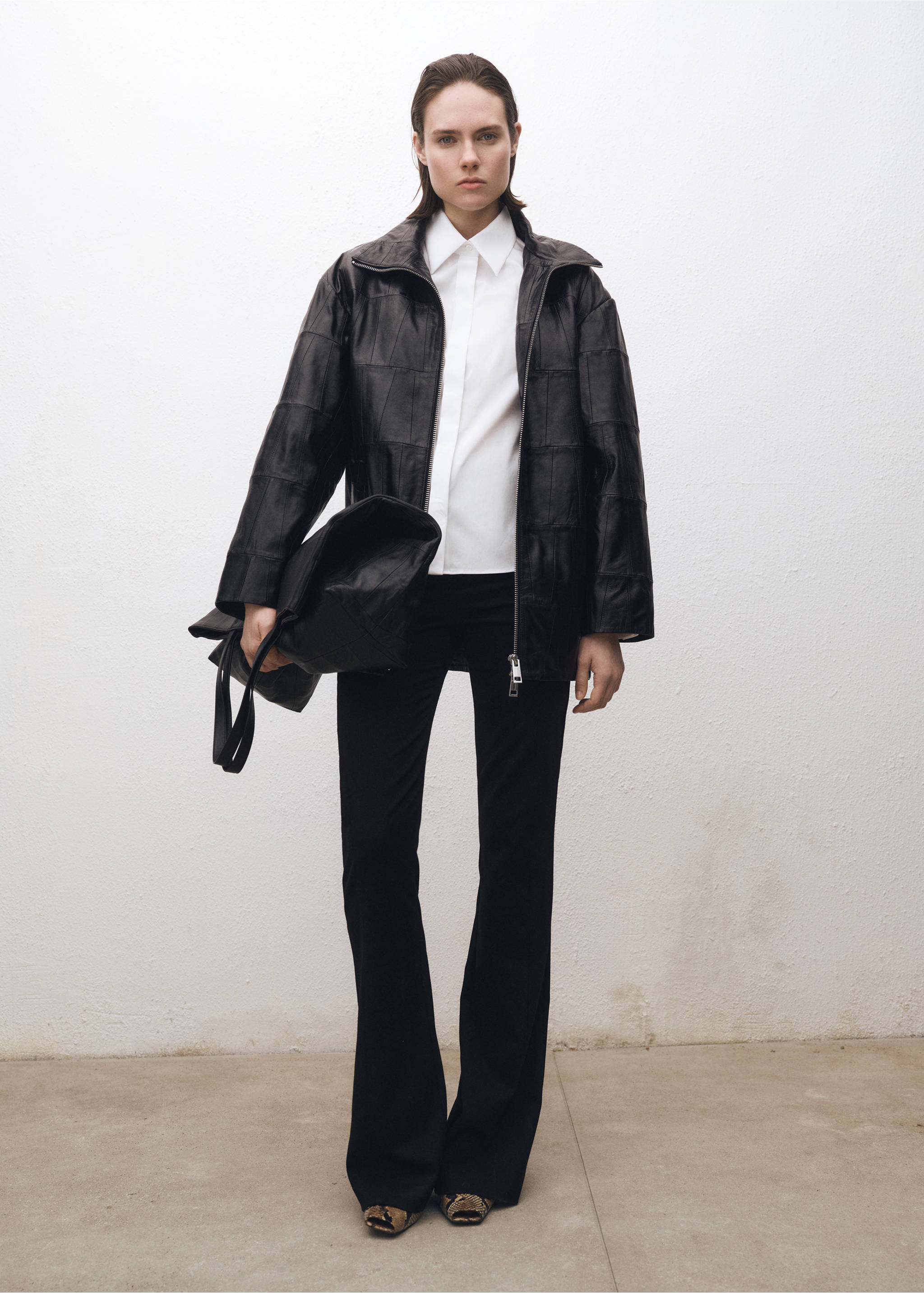 Slim-fit poplin shirt - General plane, Off White. Ref: 87034082-00.