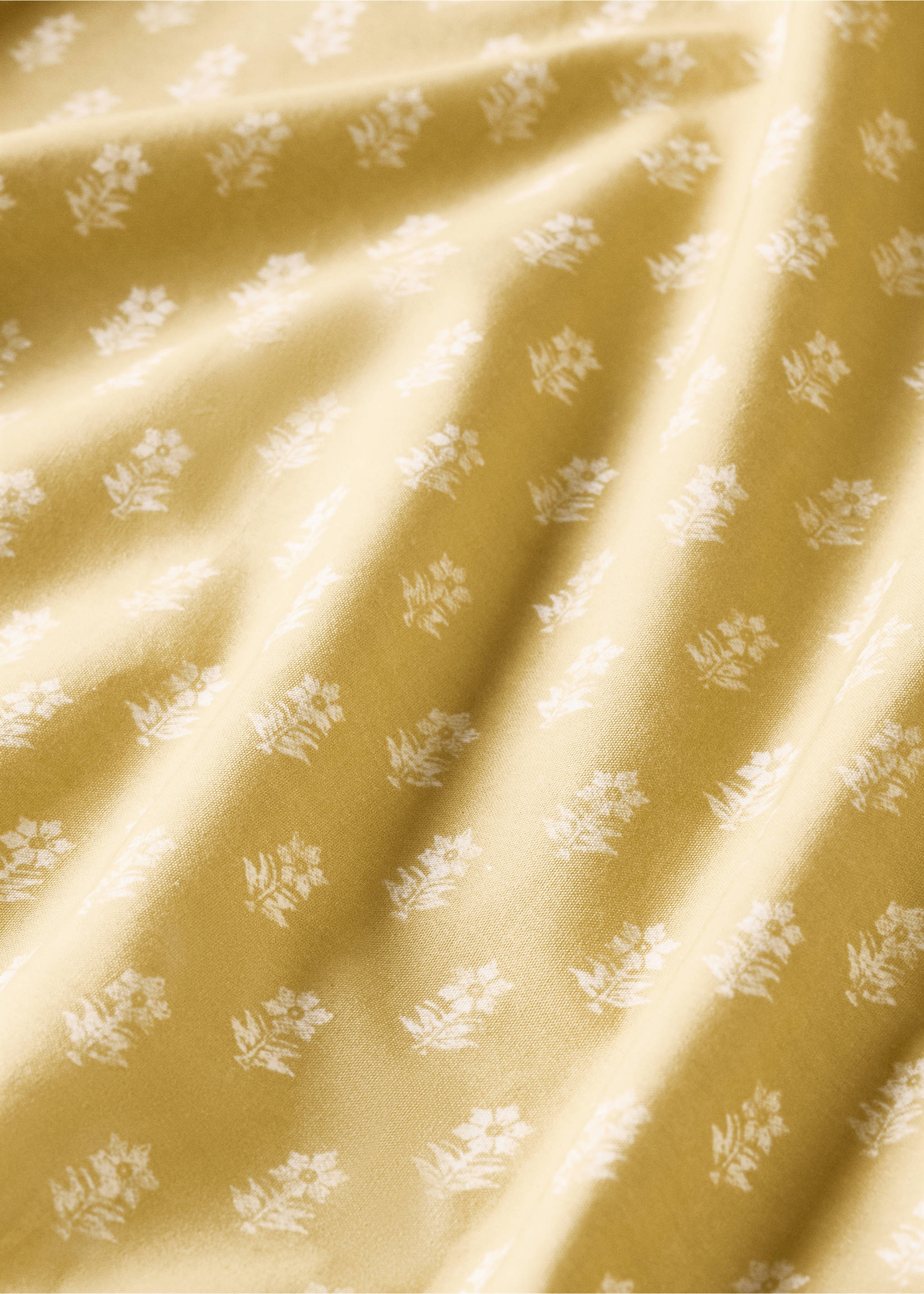 Spannbetttuch aus Baumwoll-Perkal mit kleinem Blumenmotiv für 90 cm Kinderbett - Detail des Artikels 2, Rosa. Ref: 87034086-00.