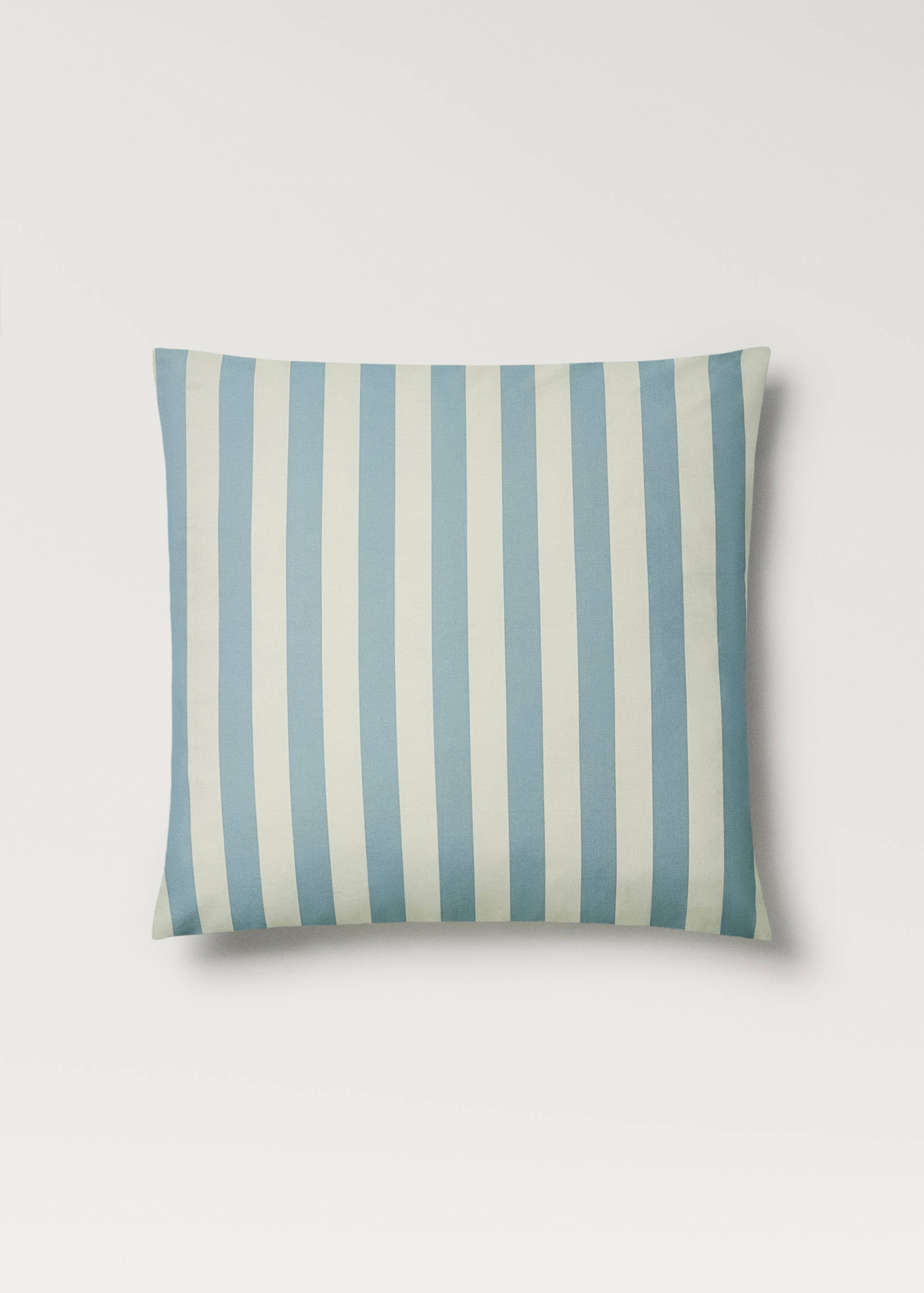 Kinderkissenbezug Baumwollperkal breite Streifen 60x60 cm - Artikel ohne Model