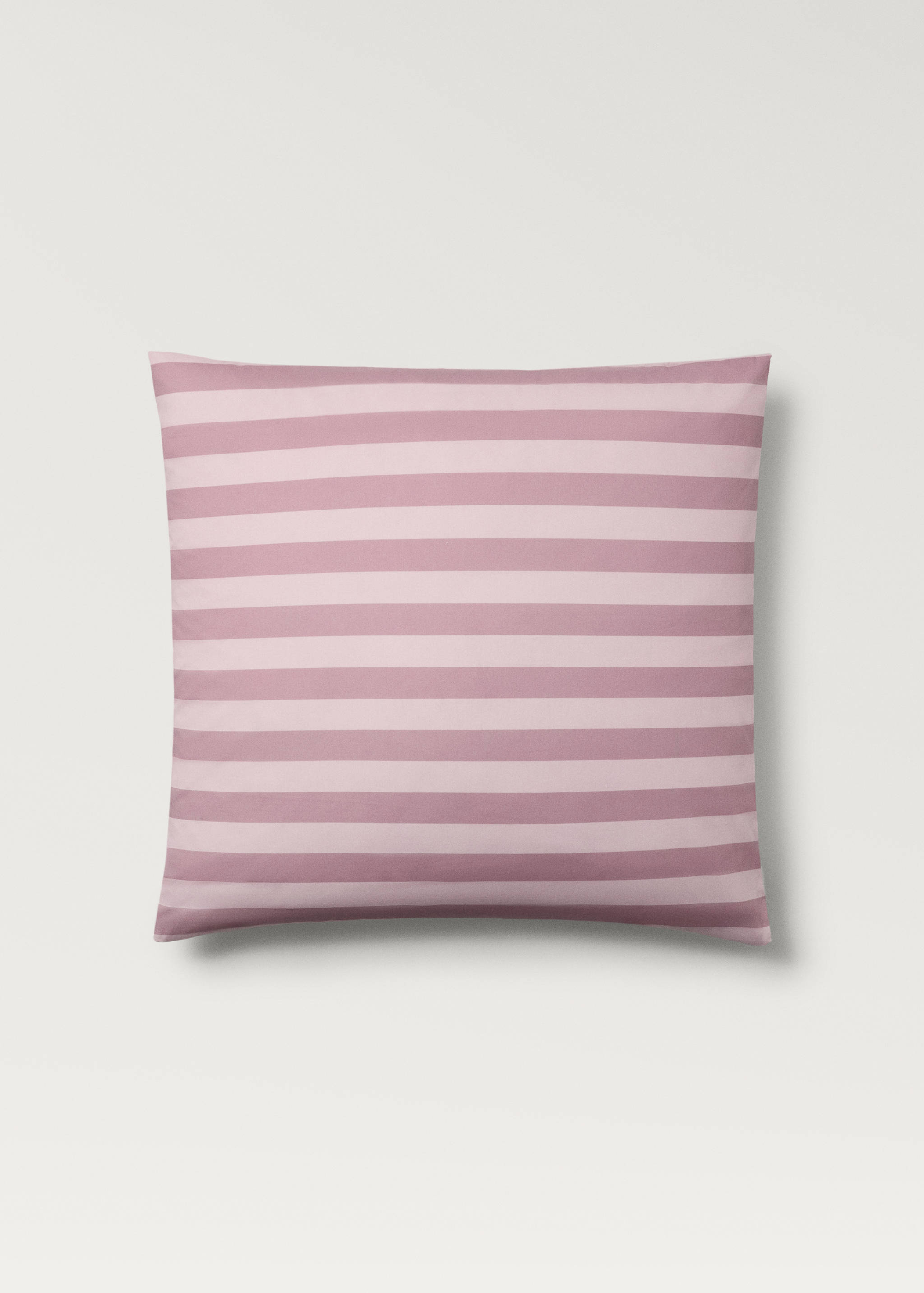 Kinderkissenbezug Baumwollperkal breite Streifen 60x60 cm - Artikel ohne Model