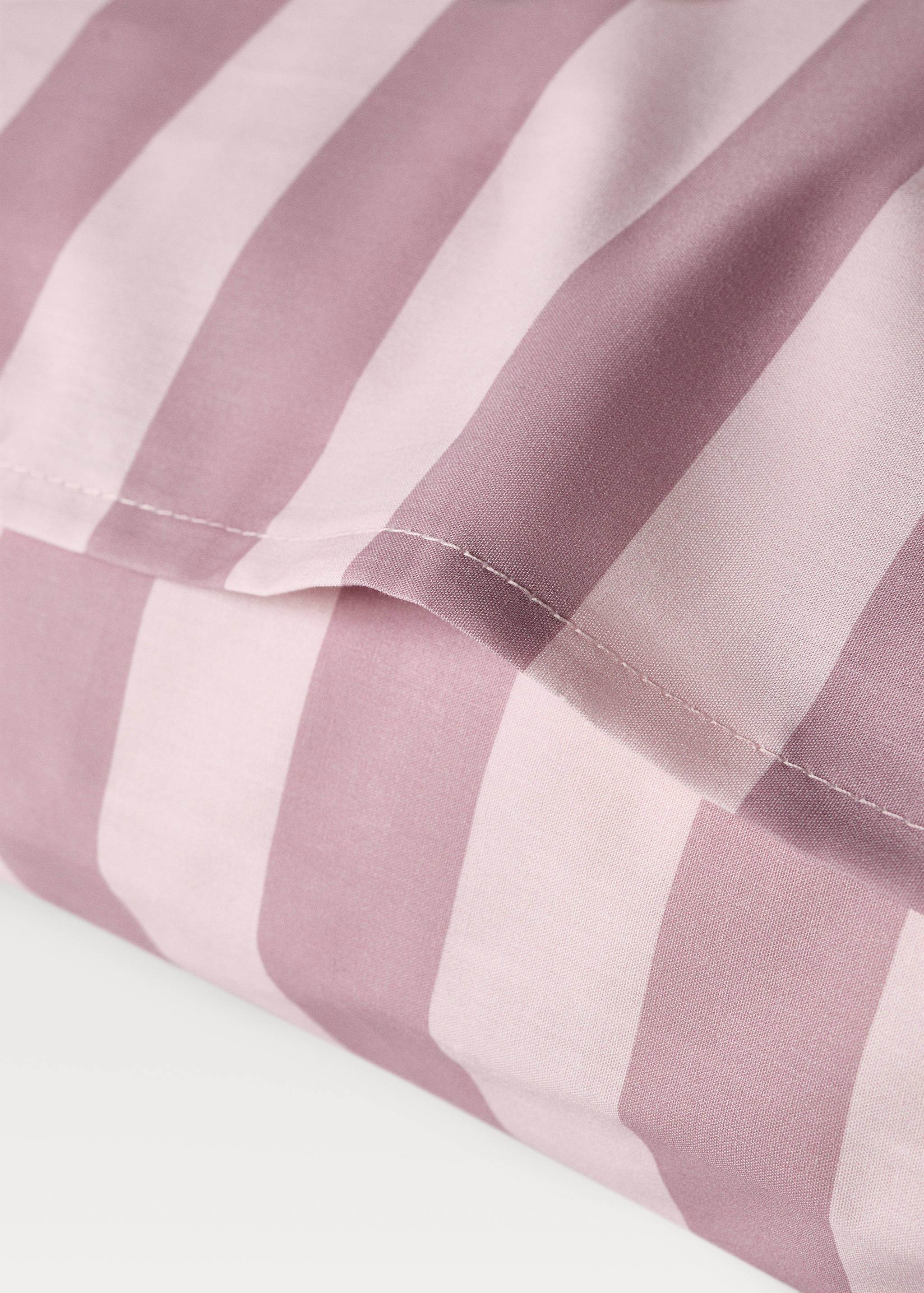 Kinderkissenbezug Baumwollperkal breite Streifen 60x60 cm - Detail des Artikels 2