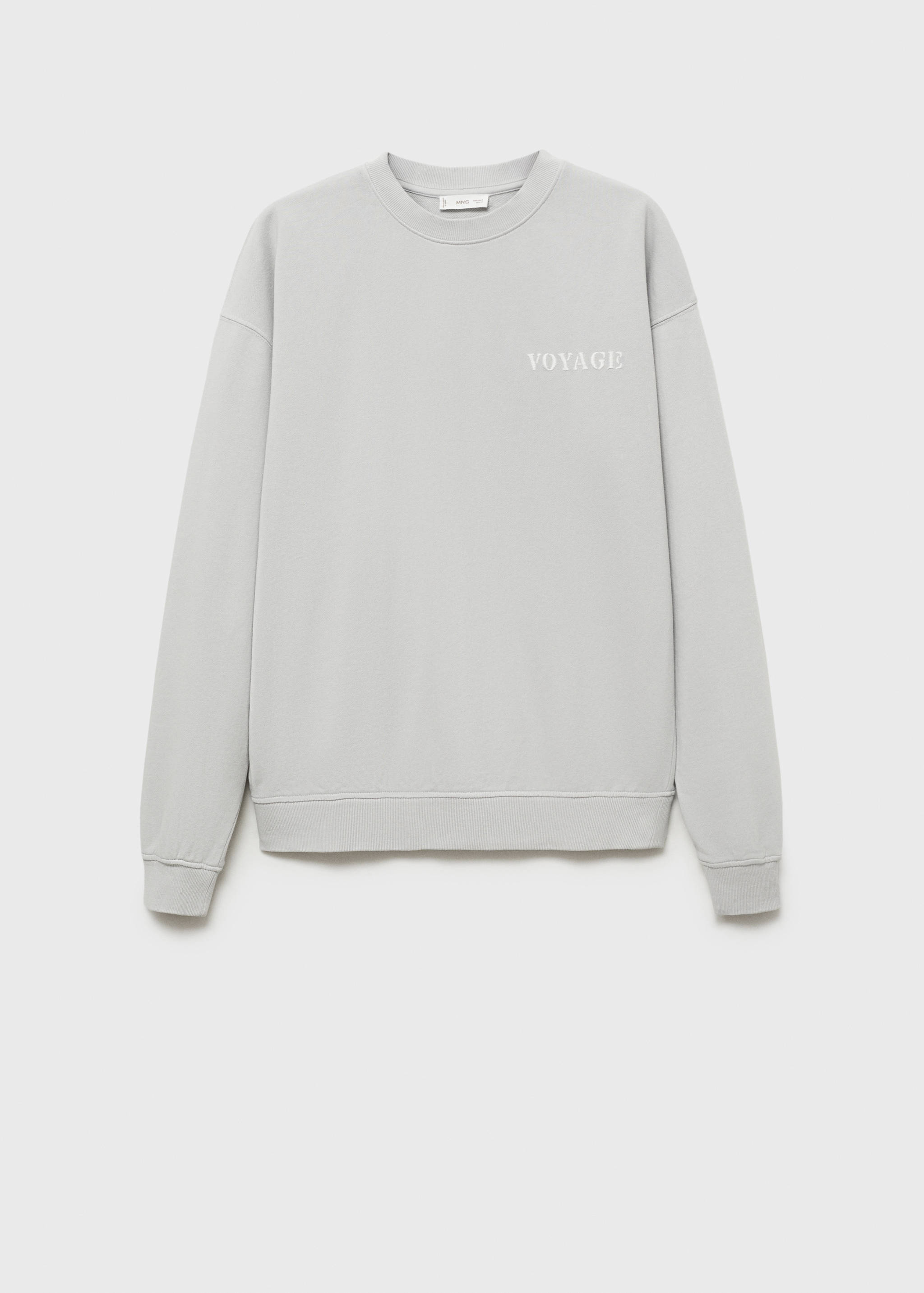 Sweater coton message - Article sans modèle