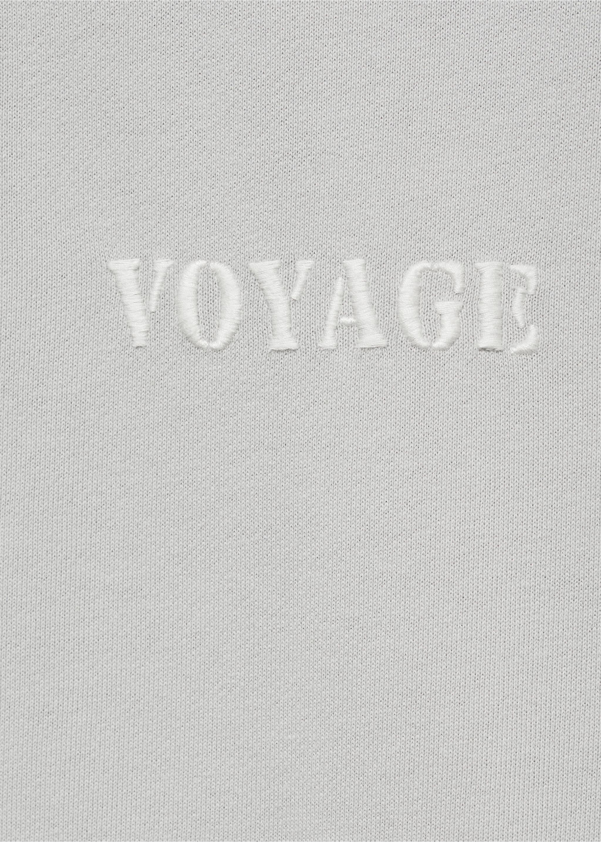 Sudadera algodón mensaje - Detalle del artículo 8, Gris. Ref: 87034094-00.