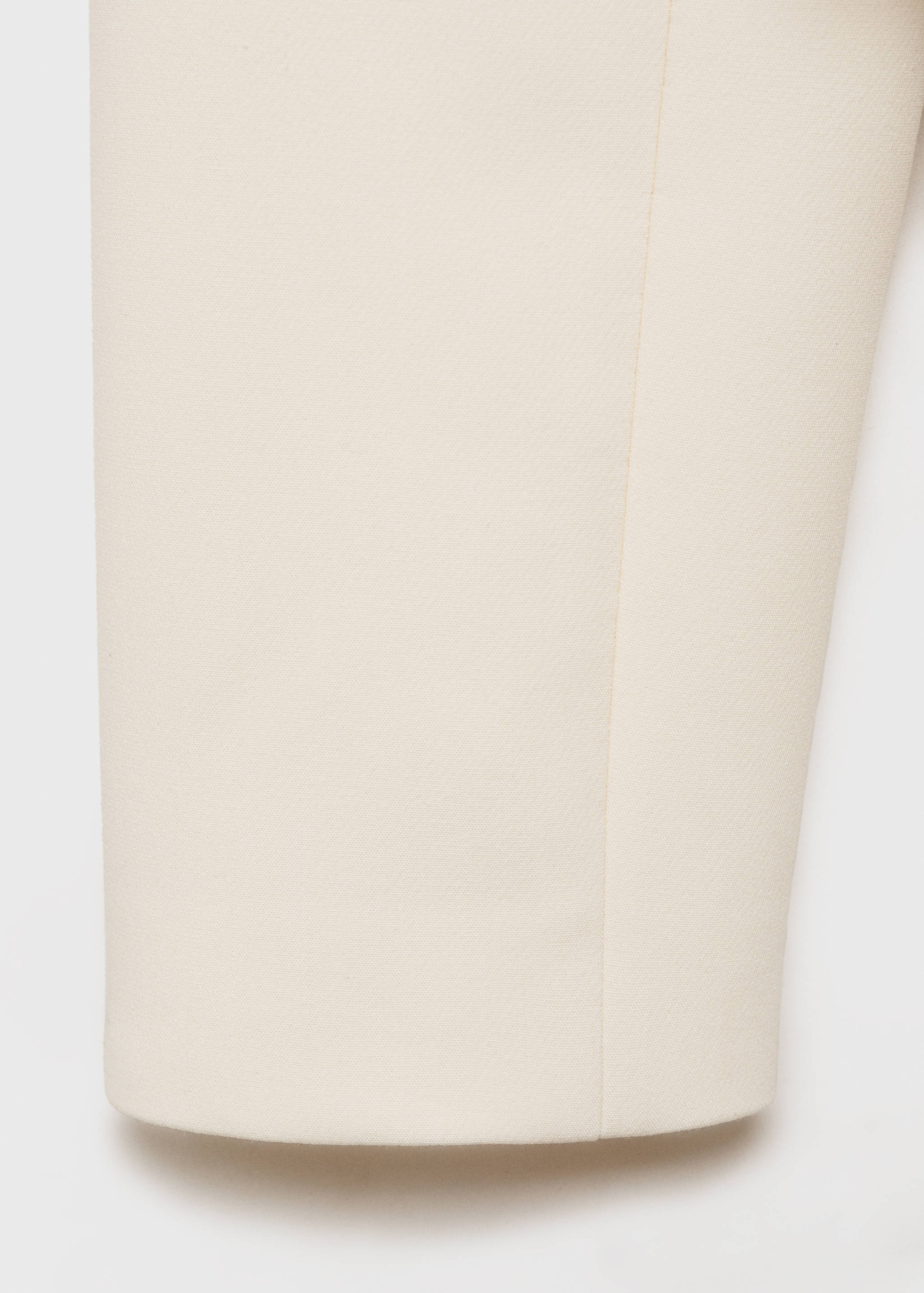 Strip-neck cropped jacket - Details of the article 0