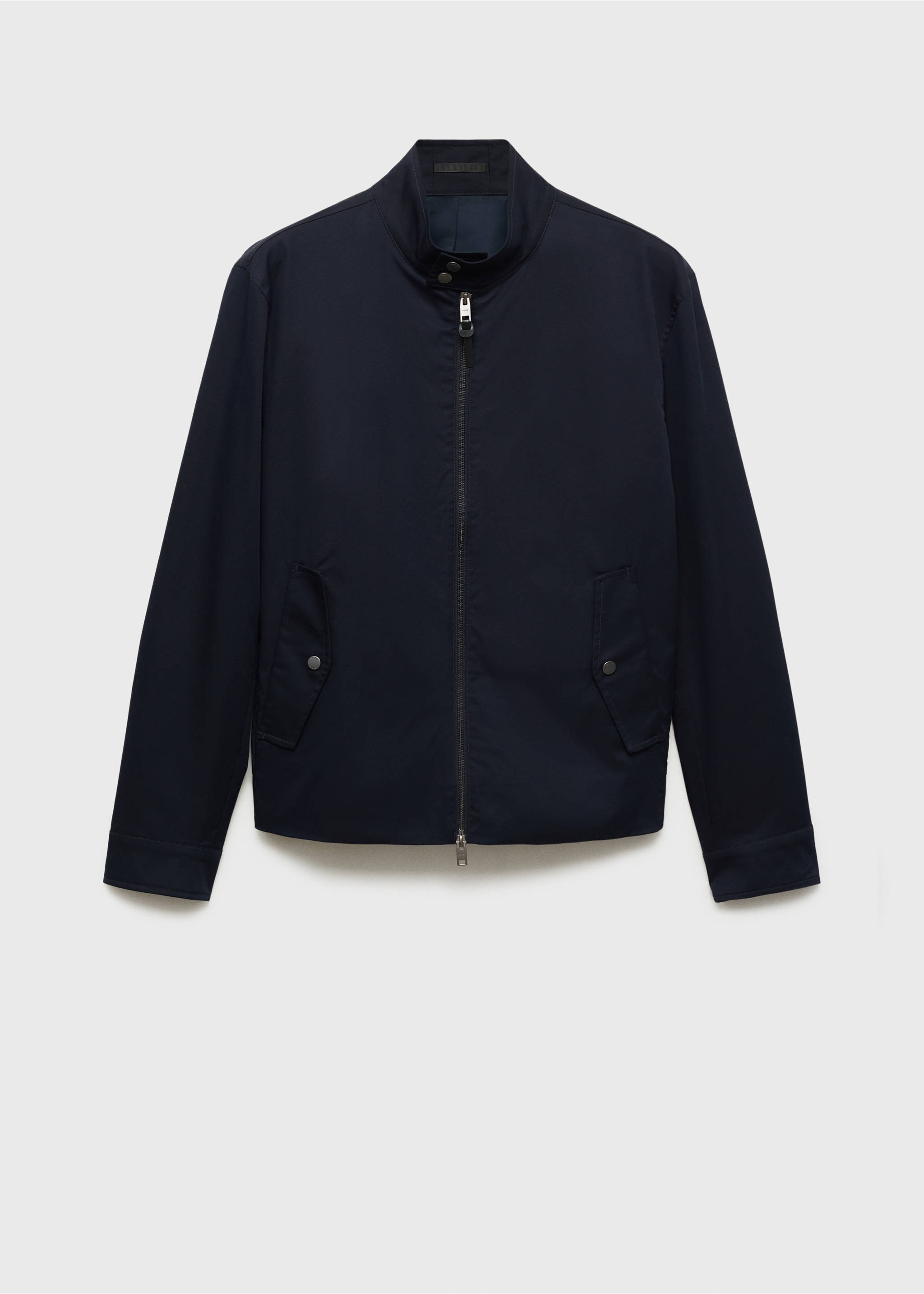 Water-repellent cotton jacket - Article without model, Night Blue. Ref: 87034391-00.