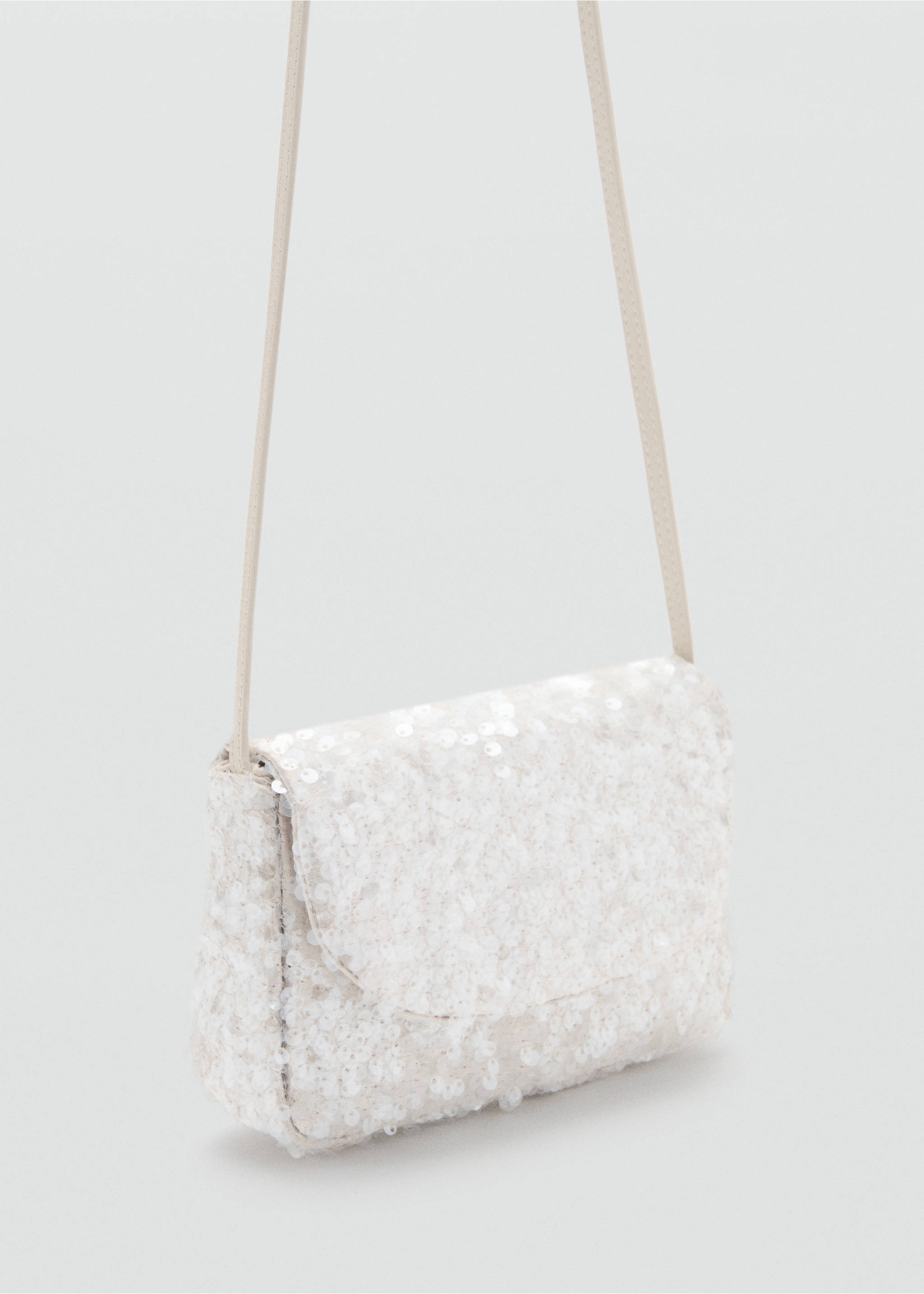 Mini bag with flap - Medium plane, Off White. Ref: 87034394-00.