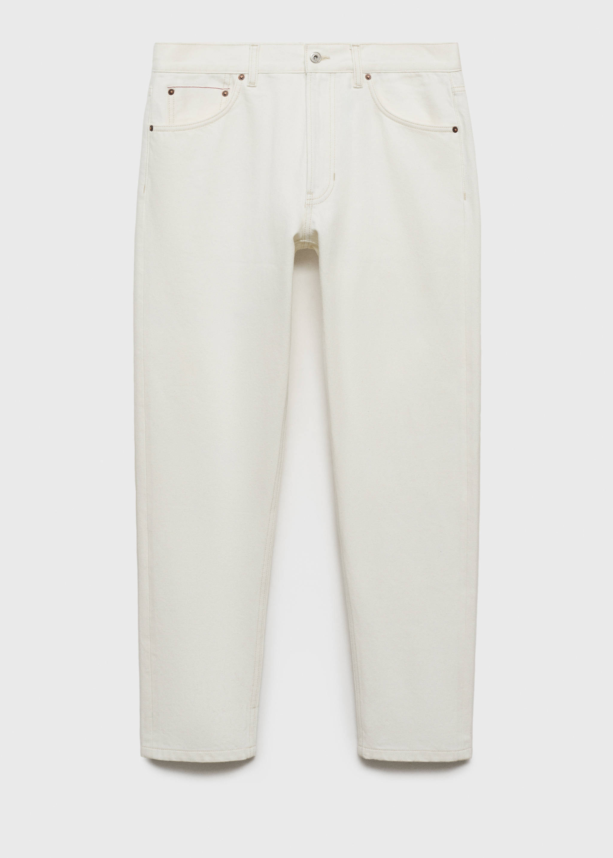 Tapered-fit selvedge jeans - Article without model