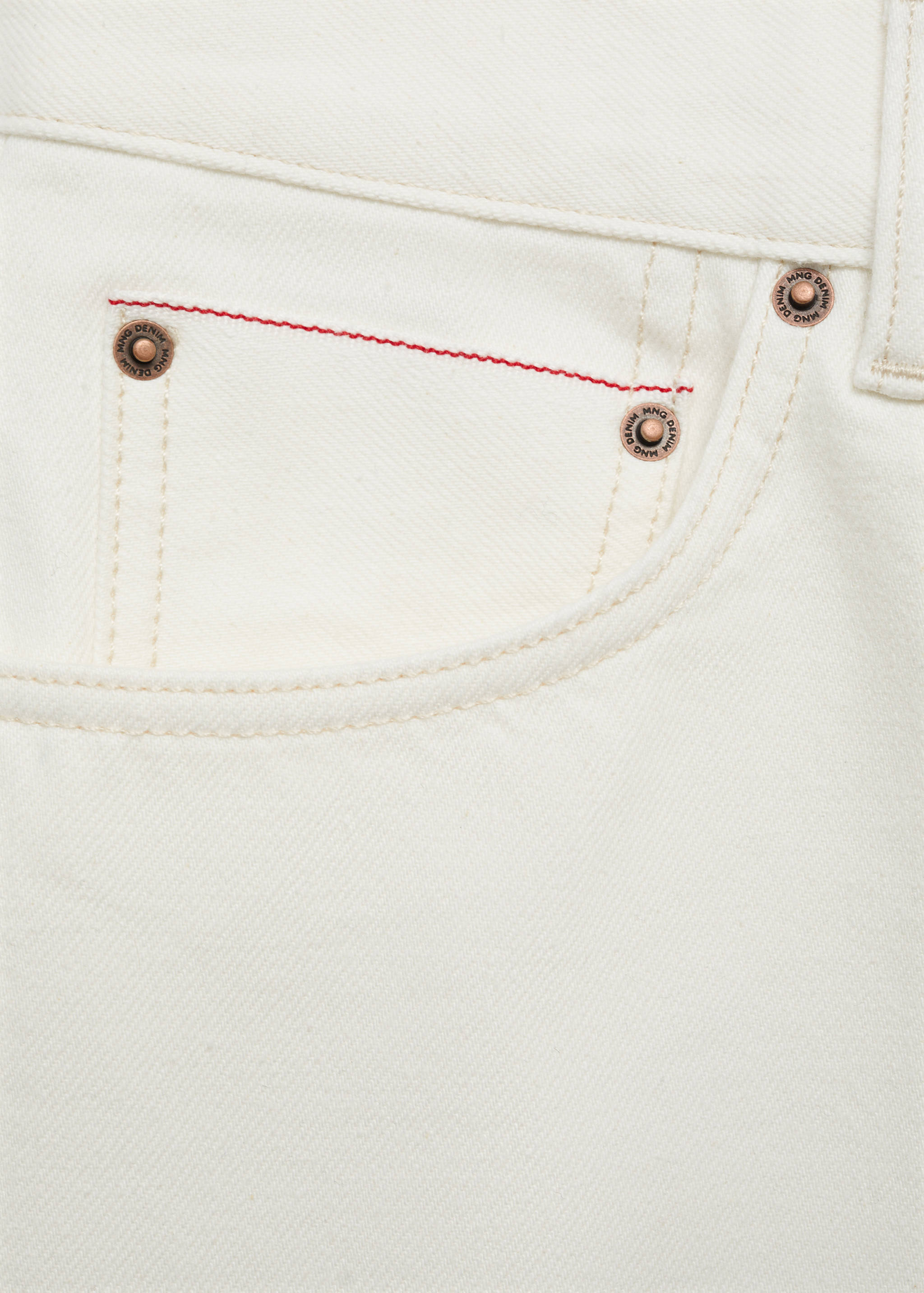 Tapered-fit selvedge jeans - Details of the article 0