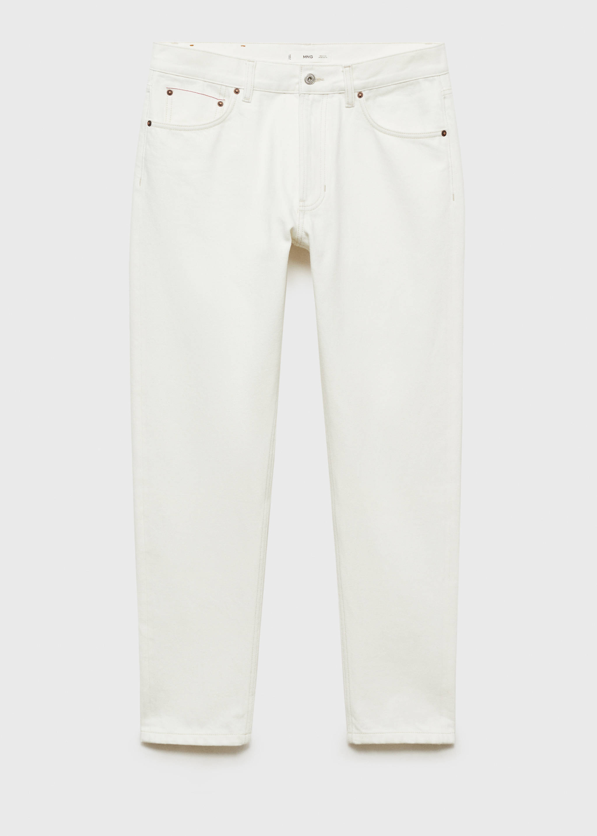 Tapered-fit selvedge jeans - Article without model