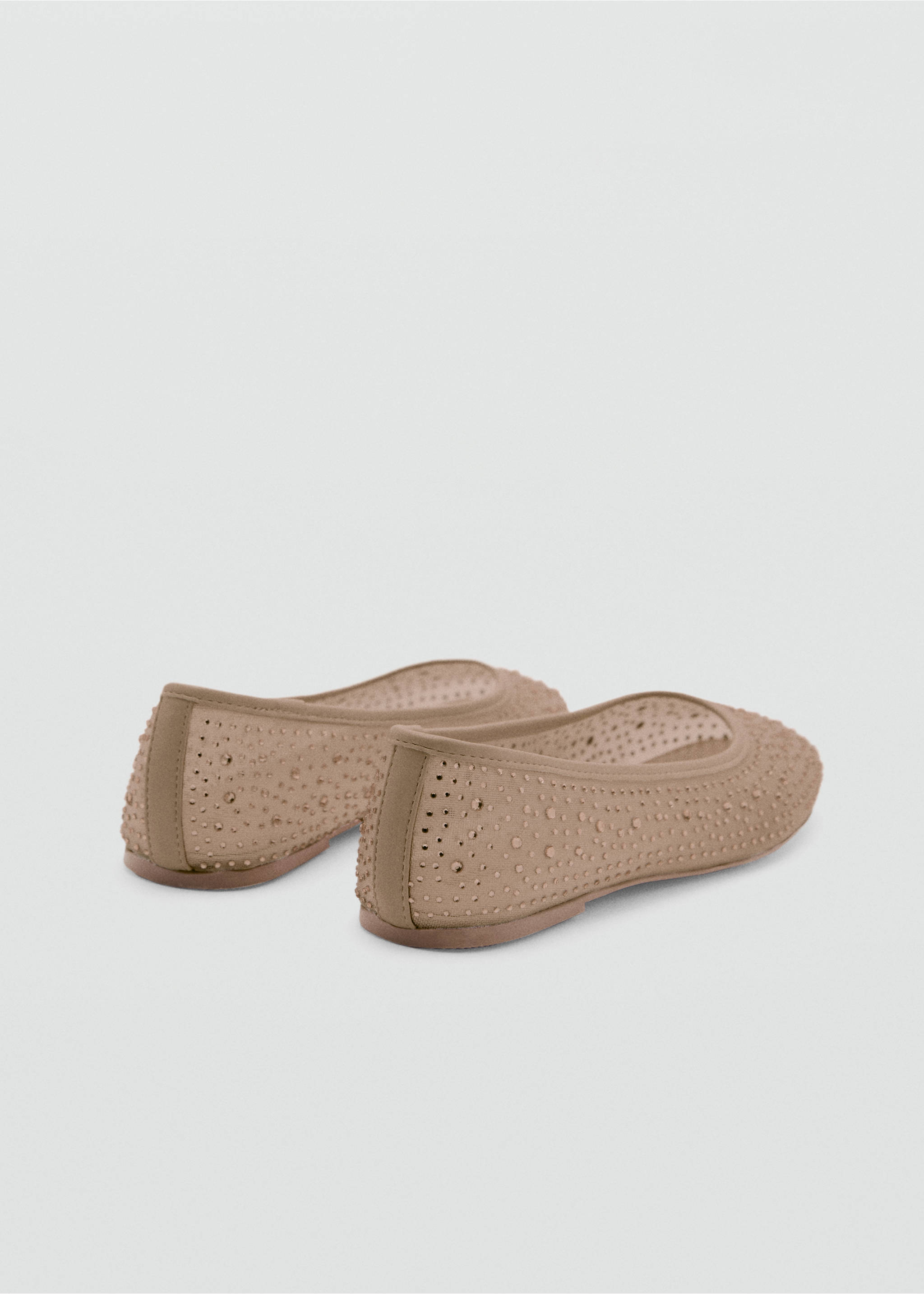 Ballerinas mit Glanzeffekt - Detail des Artikels 1, Pastellrosa. Ref: 87034397-00.