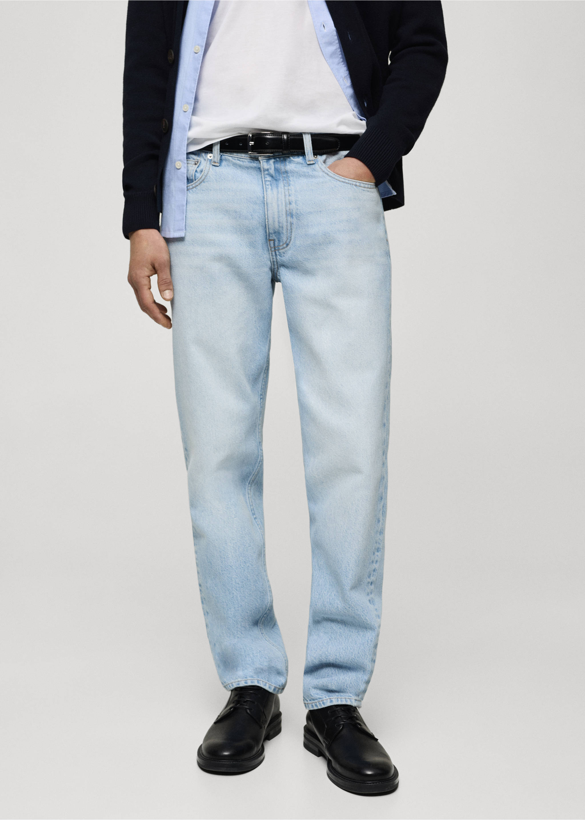 Bob regular-fit jeans - Medium plane, Light Blue. Ref: 87034398-00.