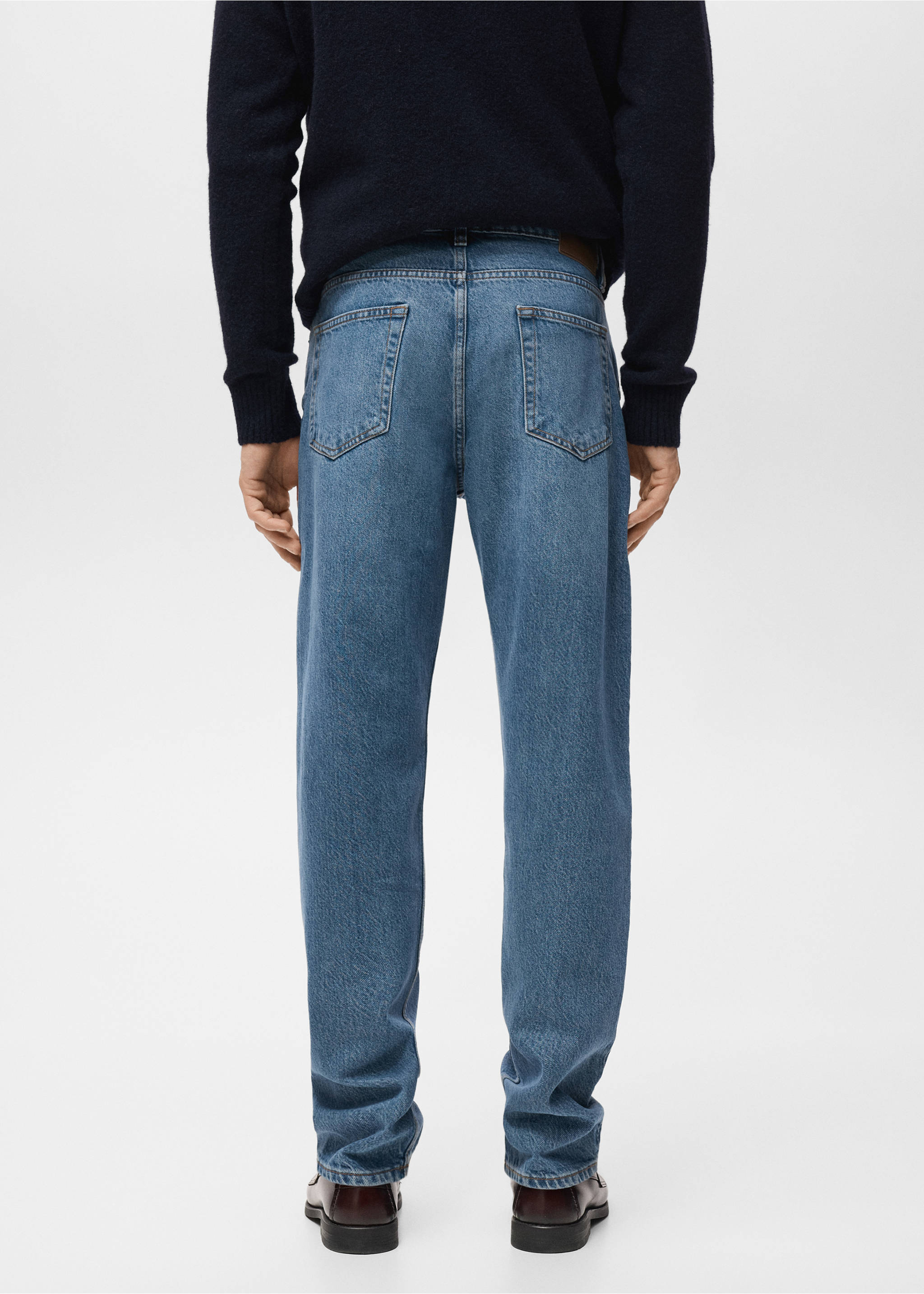 Bob regular-fit jeans - Reverse of the article, Dark Blue. Ref: 87034399-00.