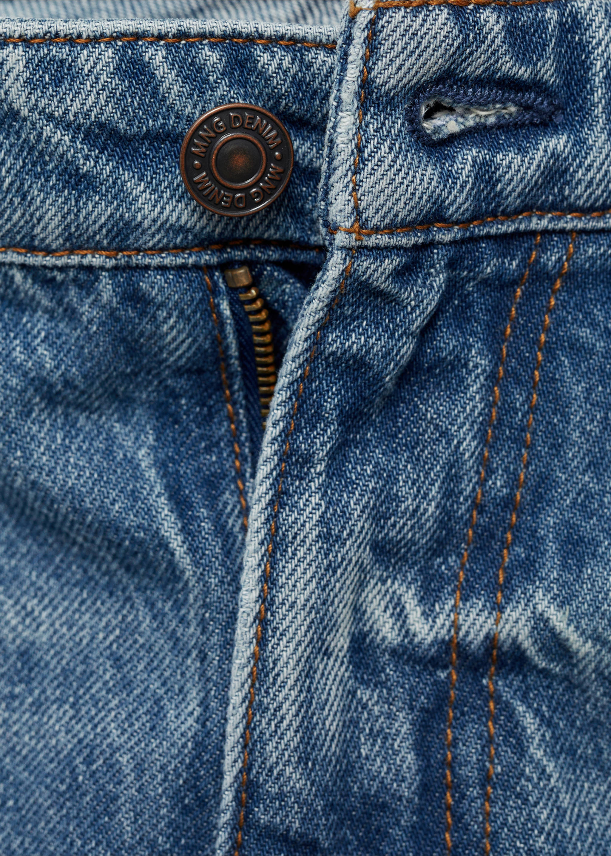 Bob regular-fit jeans - Details of the article 8, Dark Blue. Ref: 87034399-00.