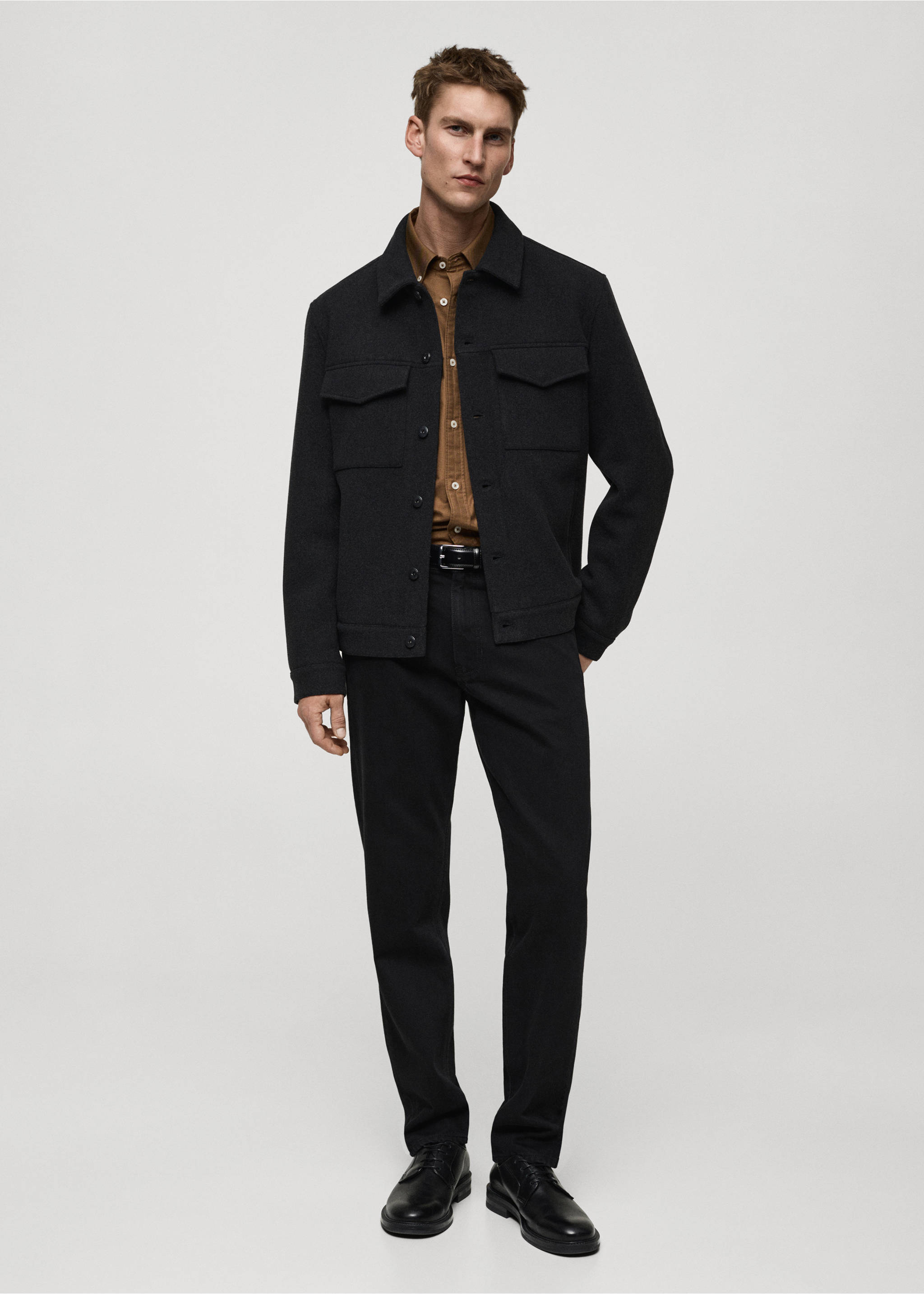 Bob regular-fit jeans - General plane, Black denim. Ref: 87034400-00.