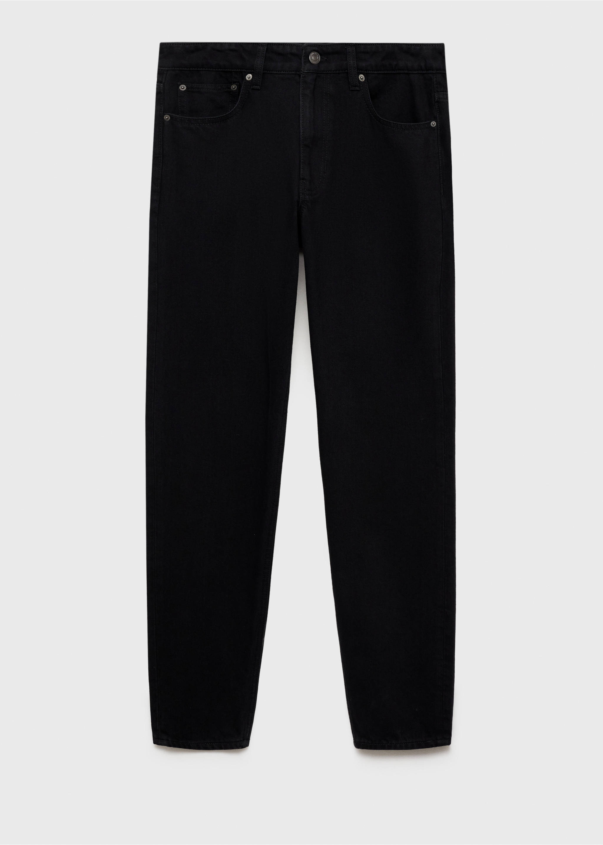 Bob regular-fit jeans - Article without model, Black denim. Ref: 87034400-00.