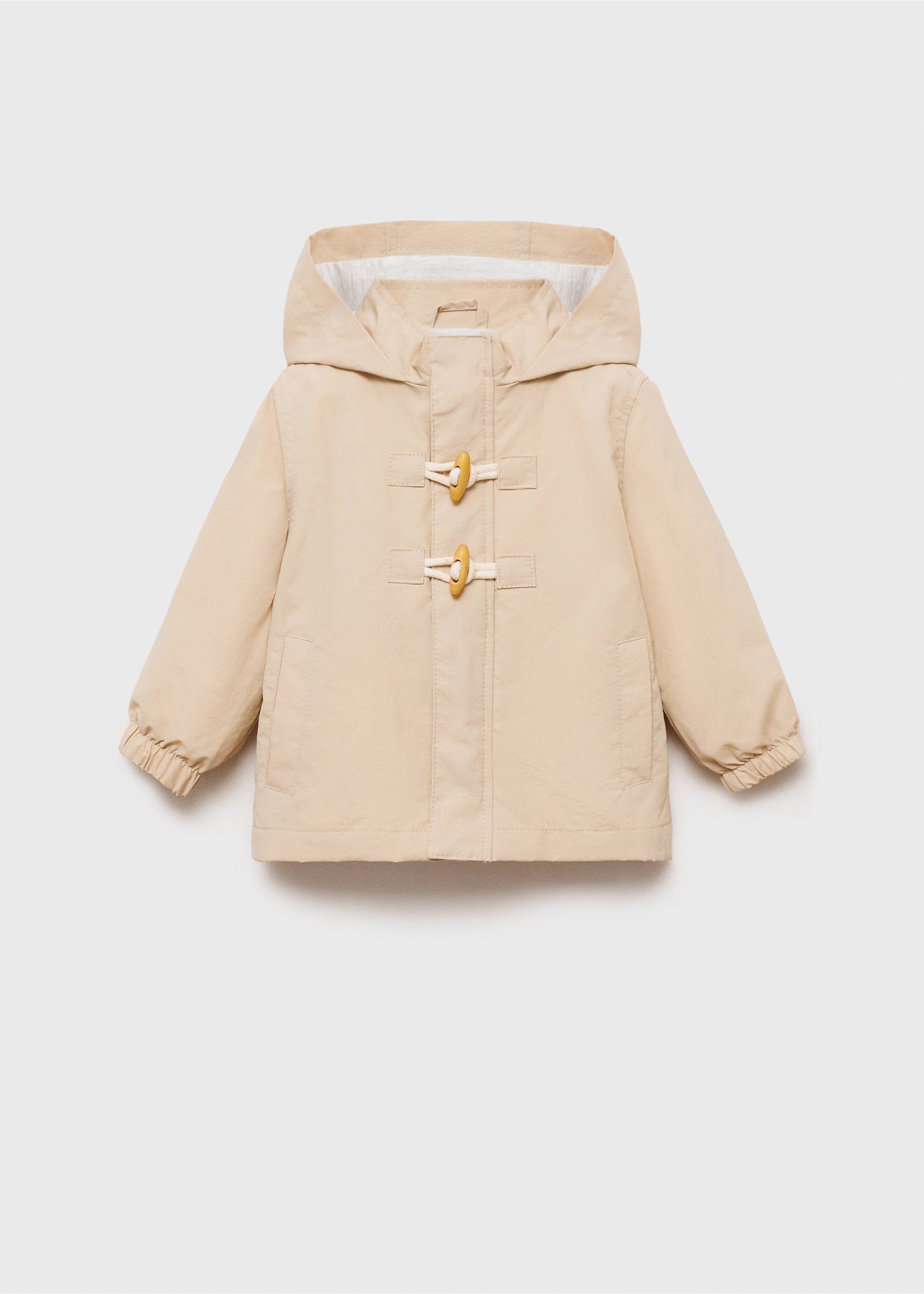 Anorak style duffle-coat - Article sans modèle, Sable. Ref: 87034401-00.