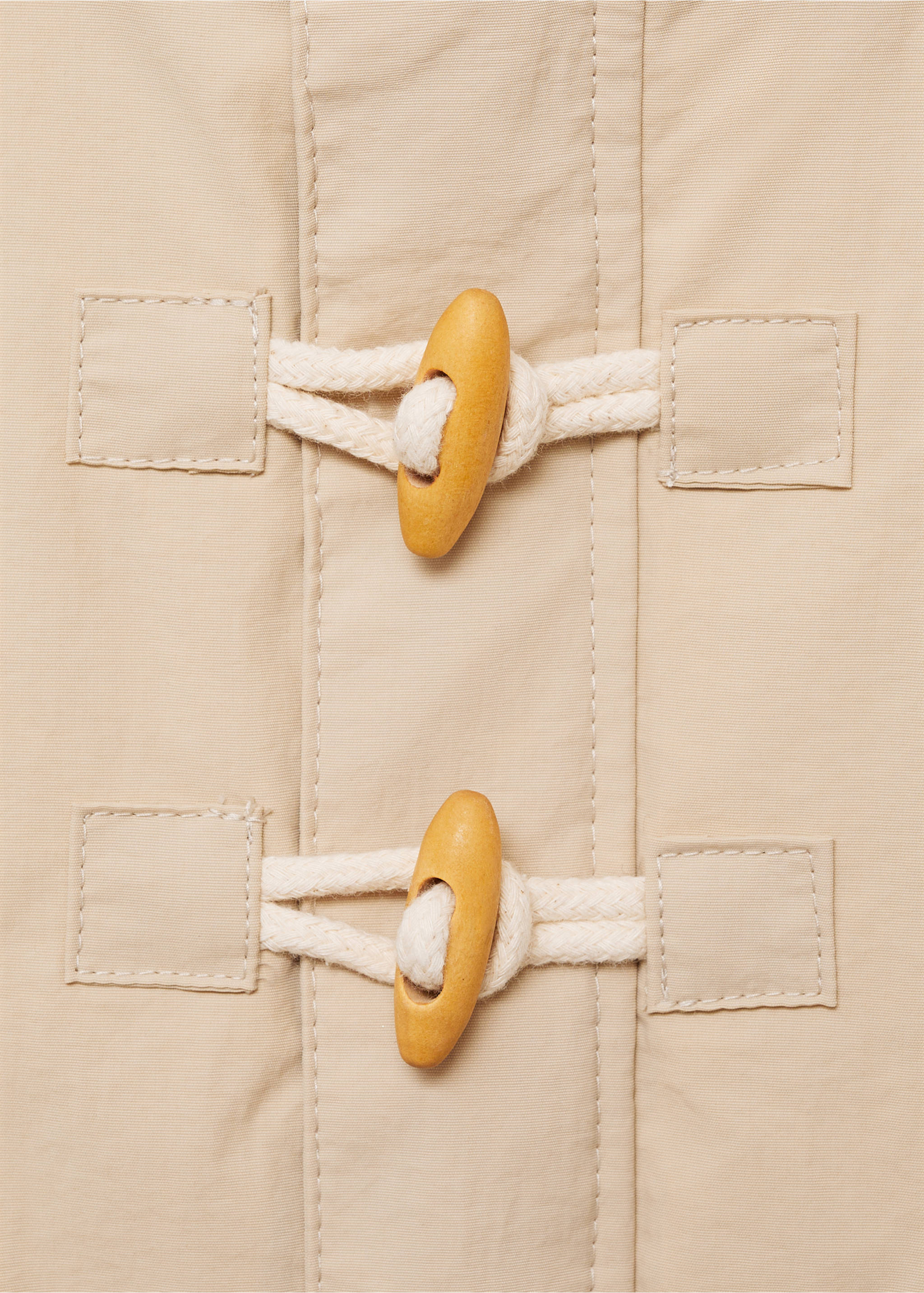 Anorak style duffle-coat - Détail de l'article 8, Sable. Ref: 87034401-00.