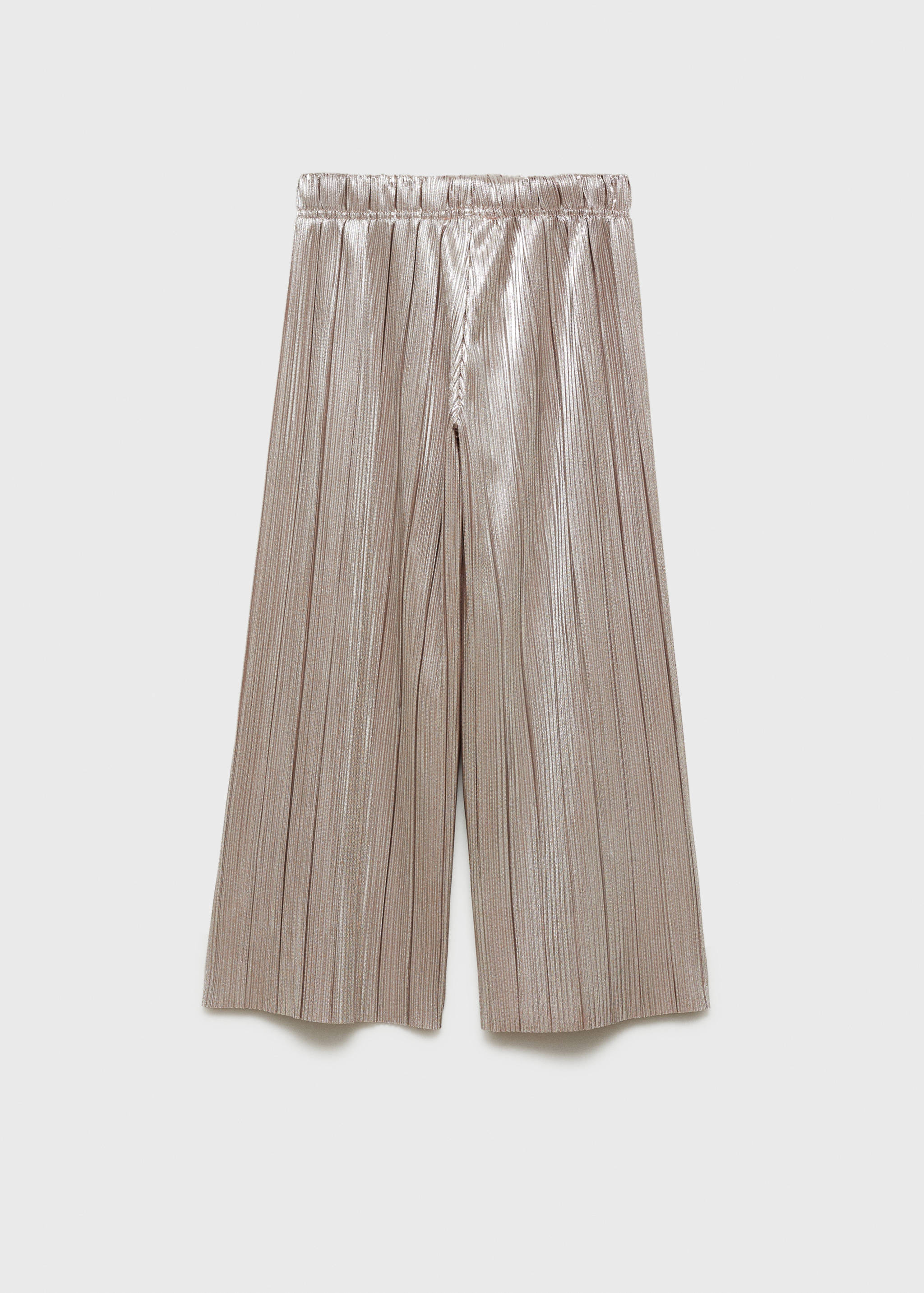 Pleated straight pants - Reverse of the article